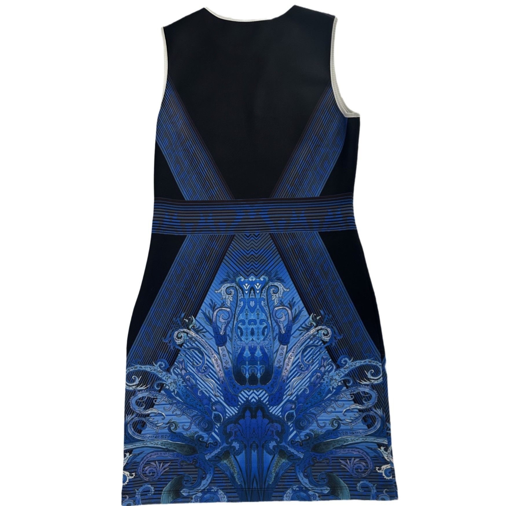 Other Scuba Dress - Blue Baroque Bodycon - Size M - Made in USA Size M / US 6-8 / IT 42-44 - 5 Thumbnail