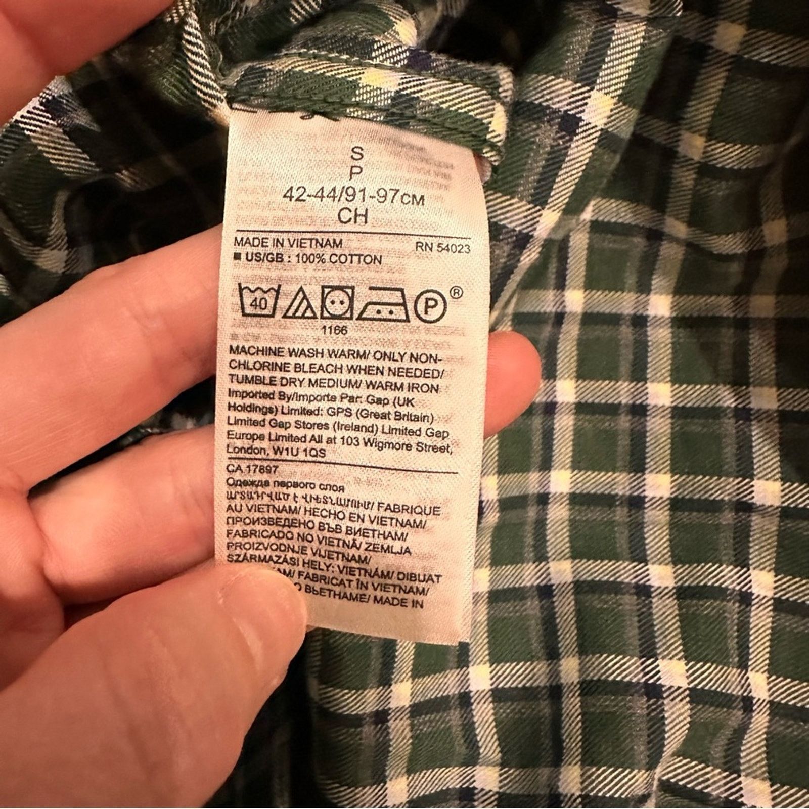 Banana Republic Banana Republic Luxe Flannel - Slim Fit - Size Small Size US S / EU 44-46 / 1 - 6 Thumbnail