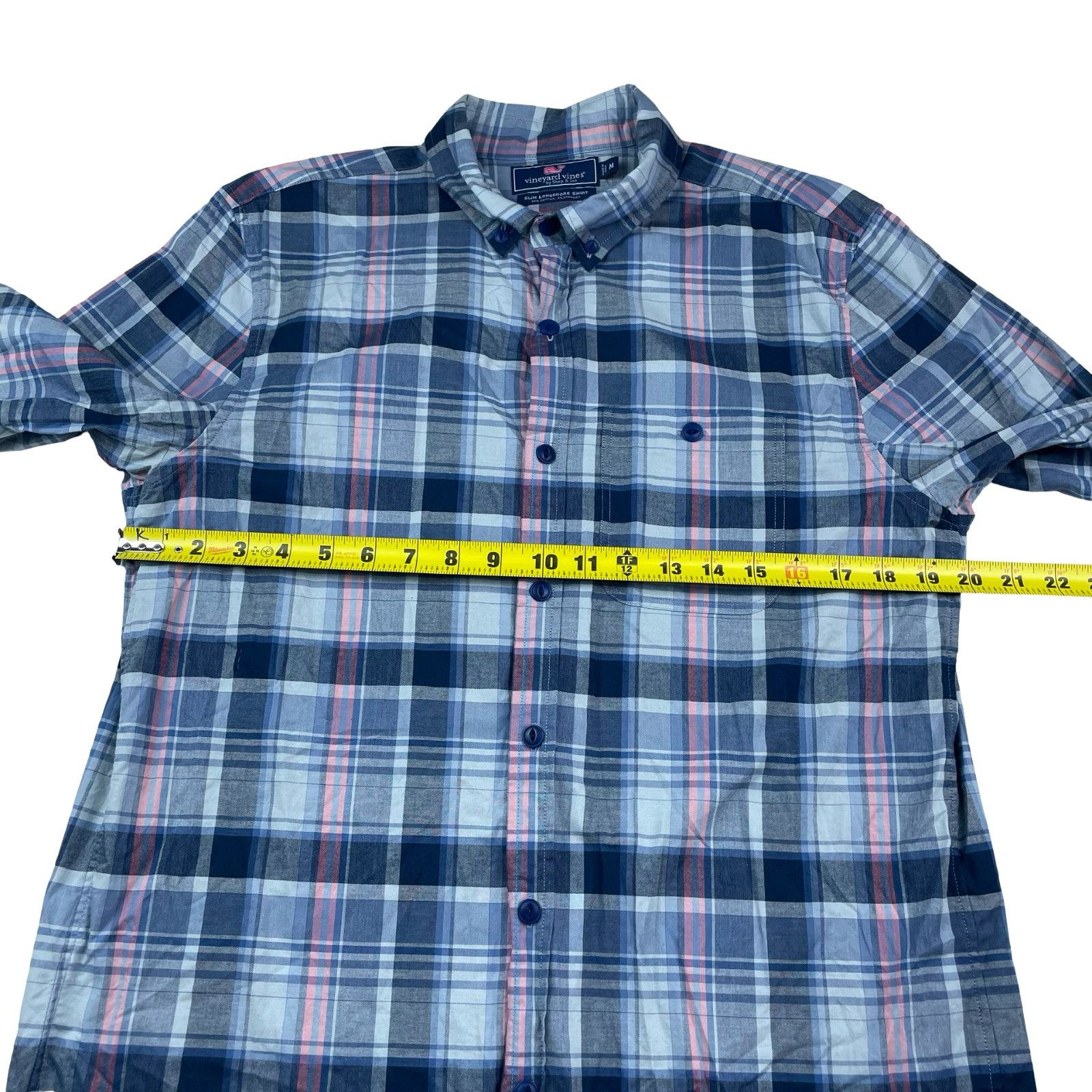 Vineyard Vines Vineyard Vines Men's 100% Cotton Slim Longshore Button Shirt Size US M / EU 48-50 / 2 - 6 Thumbnail
