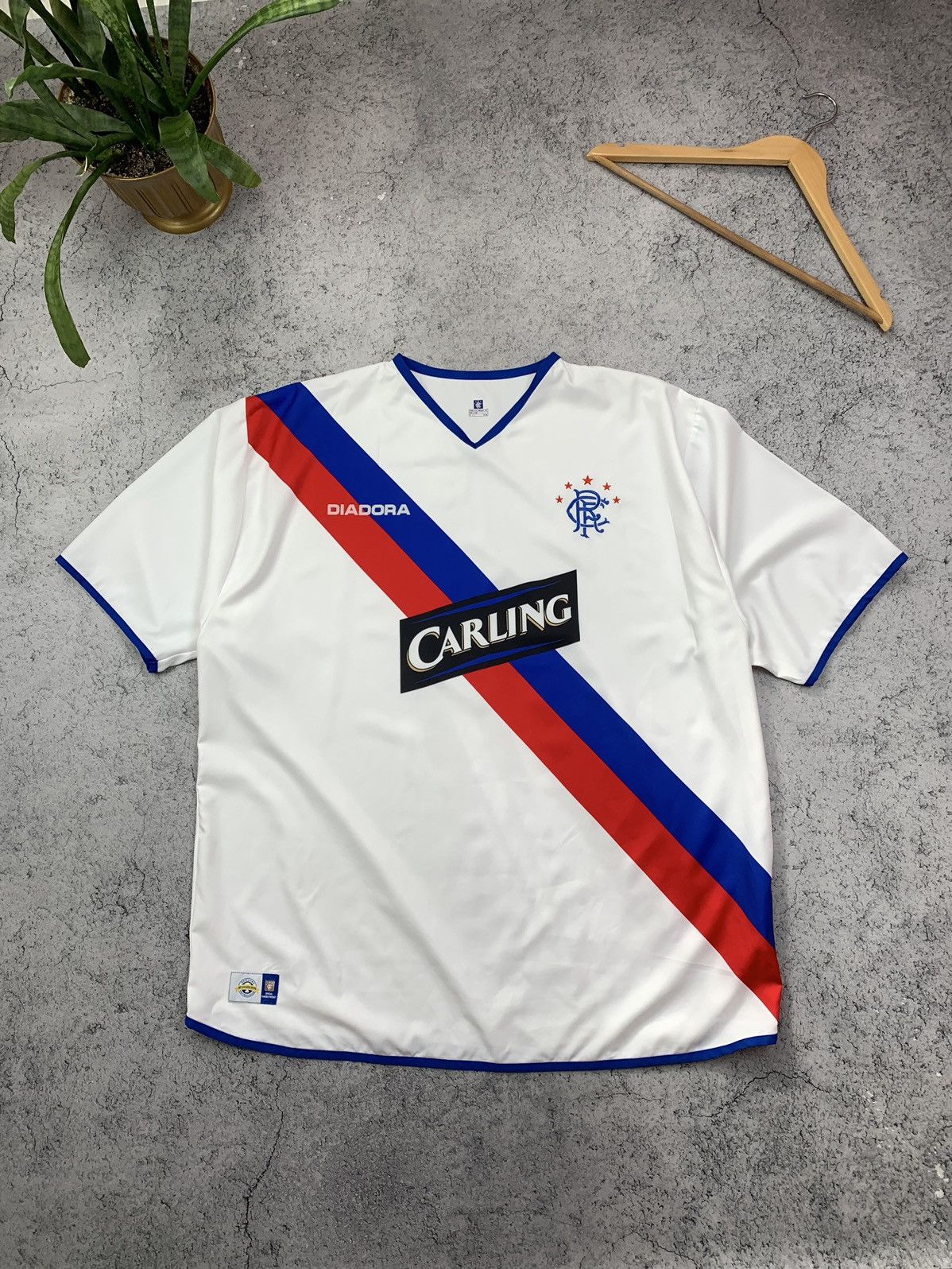 Diadora Glasgow Rangers 2004-05 Vintage Diadora Away Jersey Size XXL Size US XXL / EU 58 / 5 - 1 Thumbnail