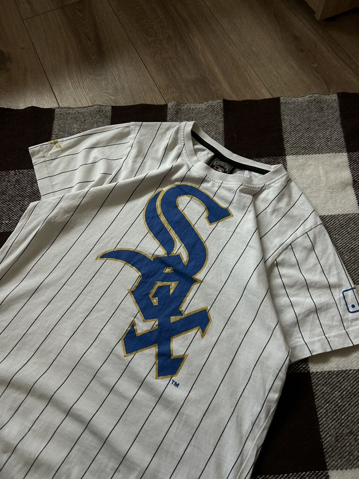 Majestic × Vintage Vintage Sox big logo shirt mens y2k Size US M / EU 48-50 / 2 - 2 Thumbnail