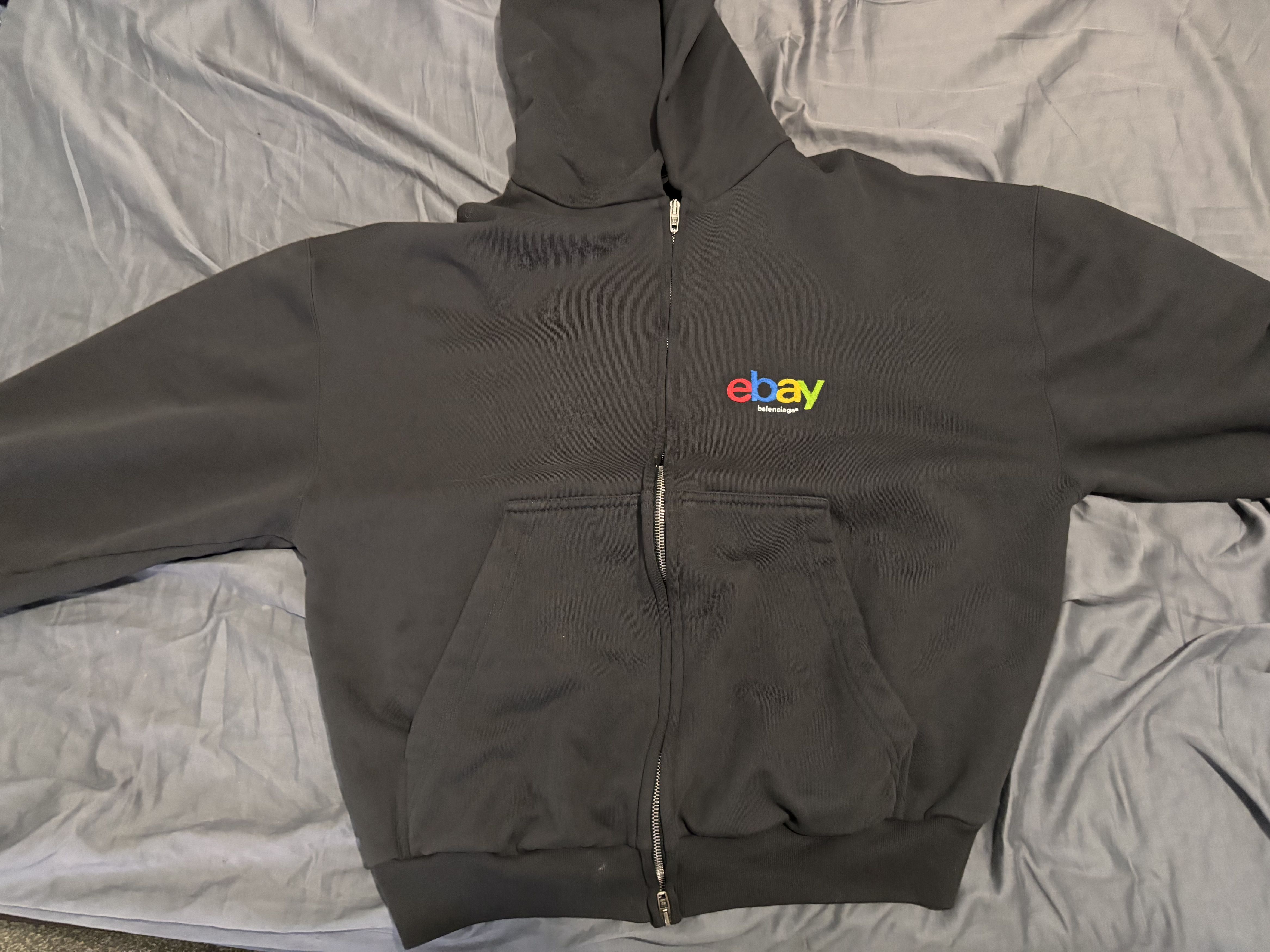 Balenciaga Ebay Zip-Up Hoodie | Grailed