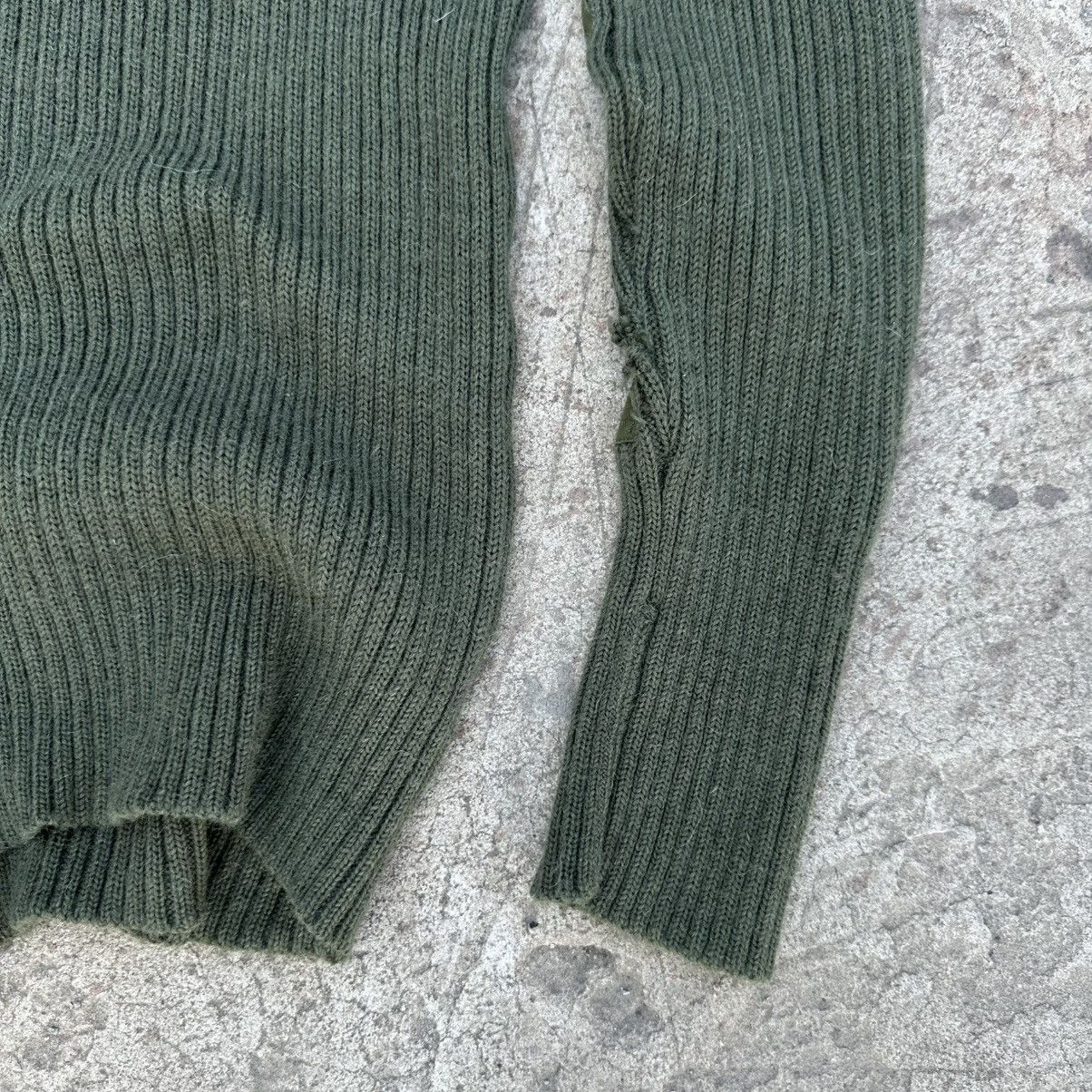 Aeronautica Militare Vintage Jersey Man’s Heavy Olive Round Neck Size 106 Size US L / EU 52-54 / 3 - 7 Thumbnail