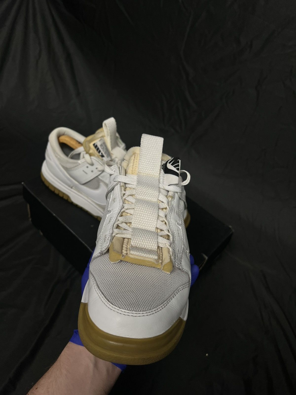 Nike Nike Dunk Low SE White / Sail Gum Retro Jumbo Size US 10 / EU 43 - 7 Thumbnail