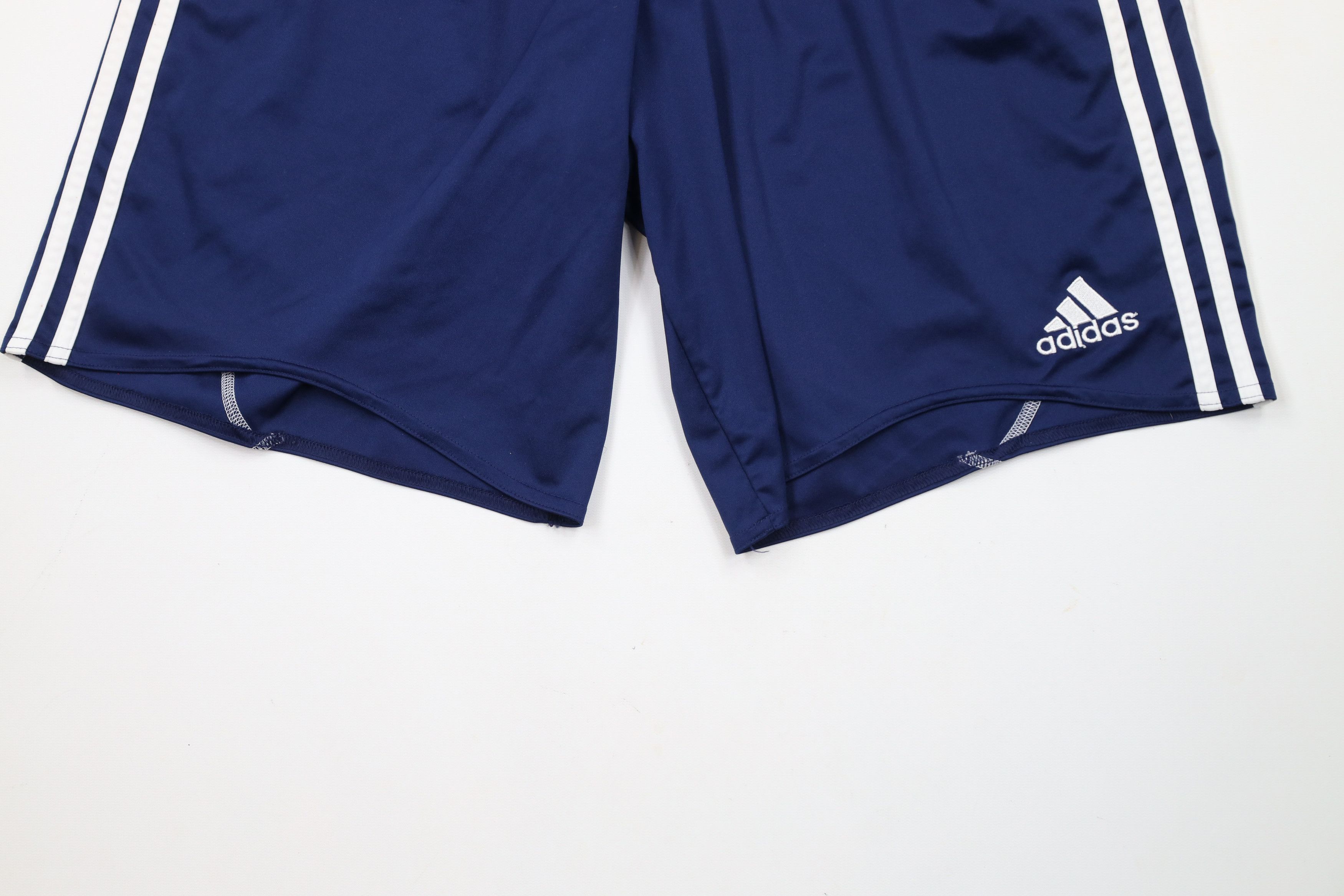 Adidas × Vintage Vintage Adidas Striped Running Jogging Soccer Shorts Blue Size US 36 / EU 52 - 4 Thumbnail