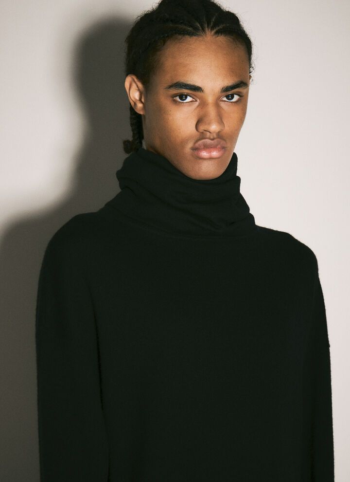 Saint Laurent Paris o1s22i1n0425 Hooded Pullover Sweater in Black Size US M / EU 48-50 / 2 - 5 Thumbnail