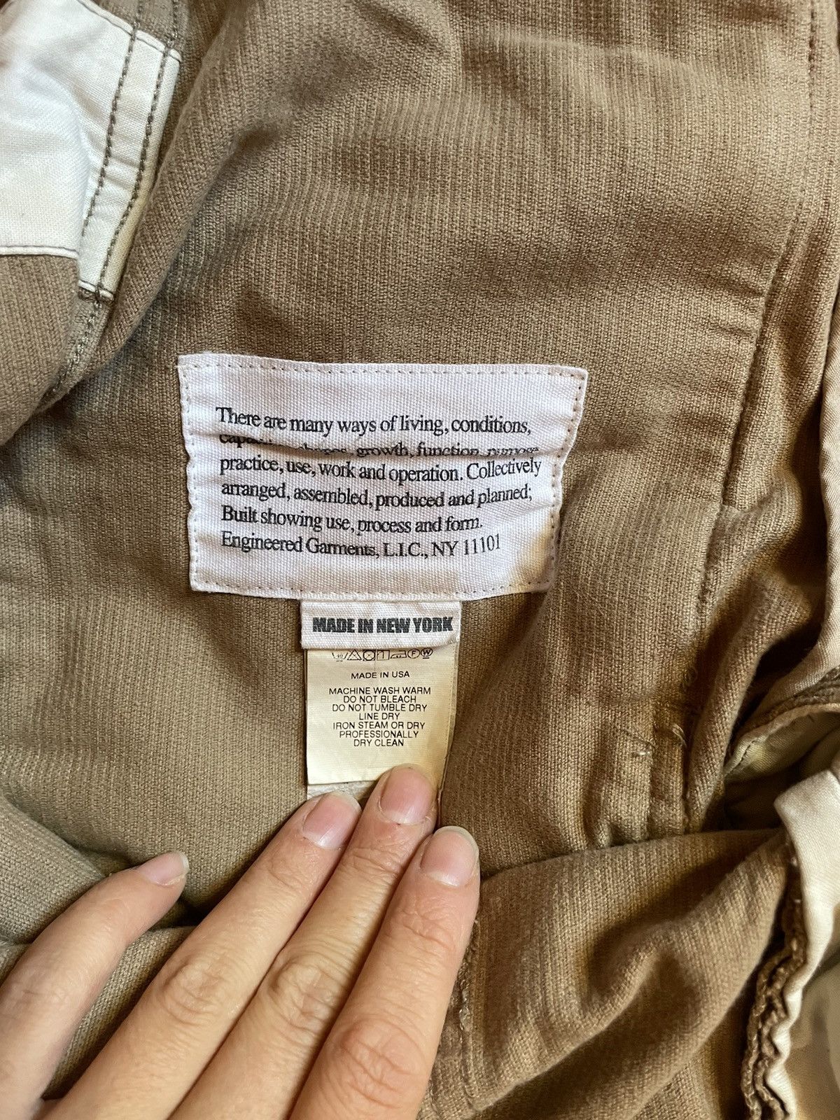 Engineered Garments Engineered Garments Fatigue Short - Khaki Size US 32 / EU 48 - 3 Thumbnail