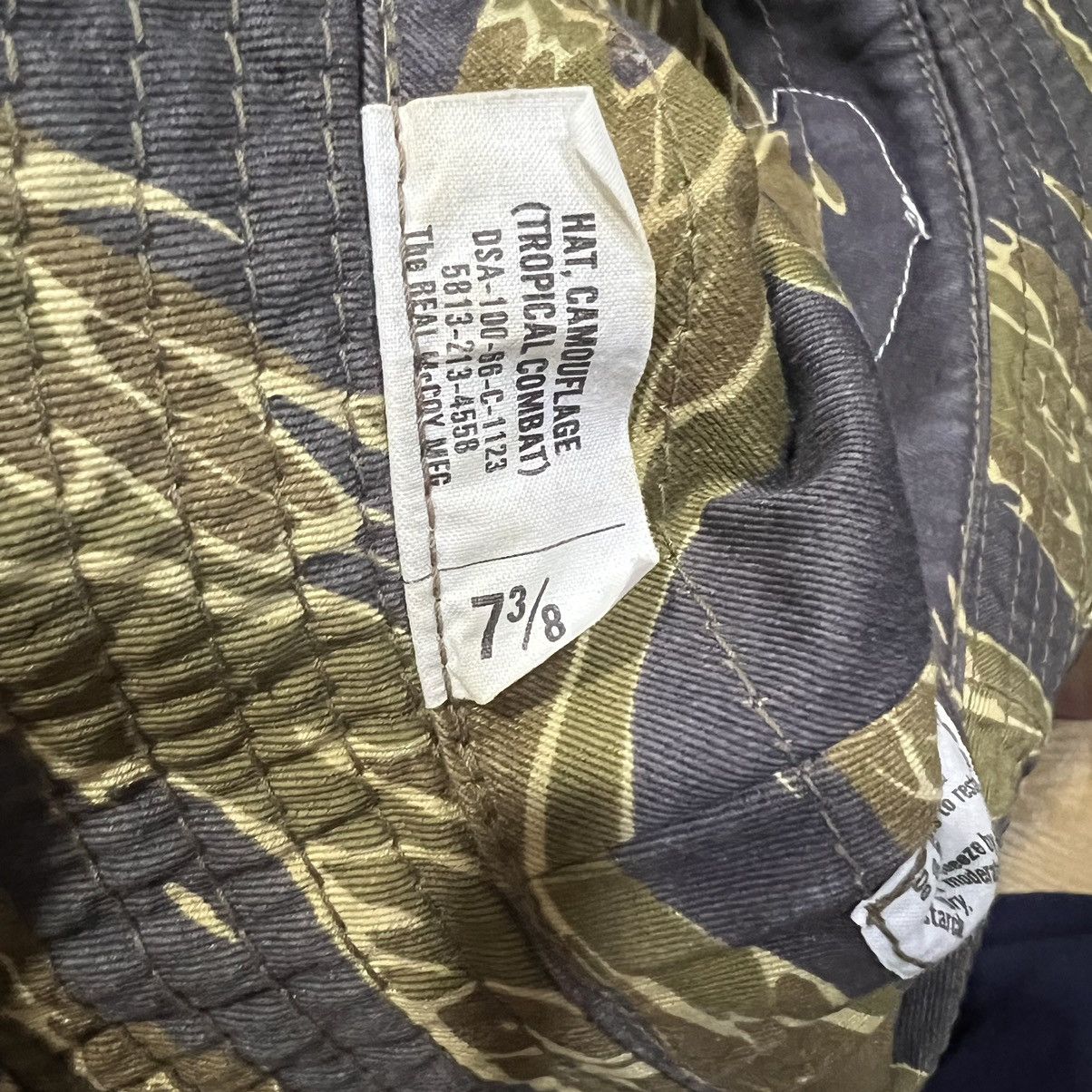 TOYS McCOY × The Real McCoy's THE REAL McCOY TIGER STRIPE CAMO HAT Size ONE SIZE - 4 Thumbnail