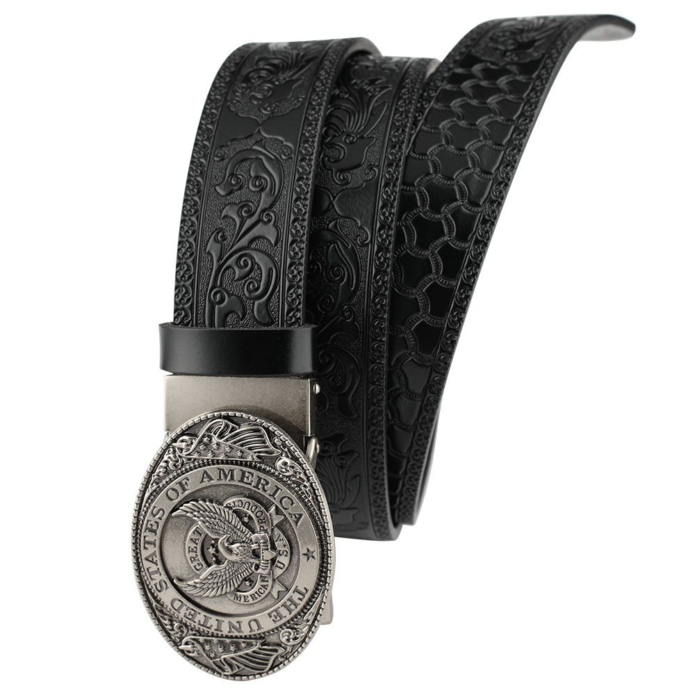 Designer Retro Vintage Belt Riveted Belts Menswear Accessories Size ONE SIZE - 4 Thumbnail