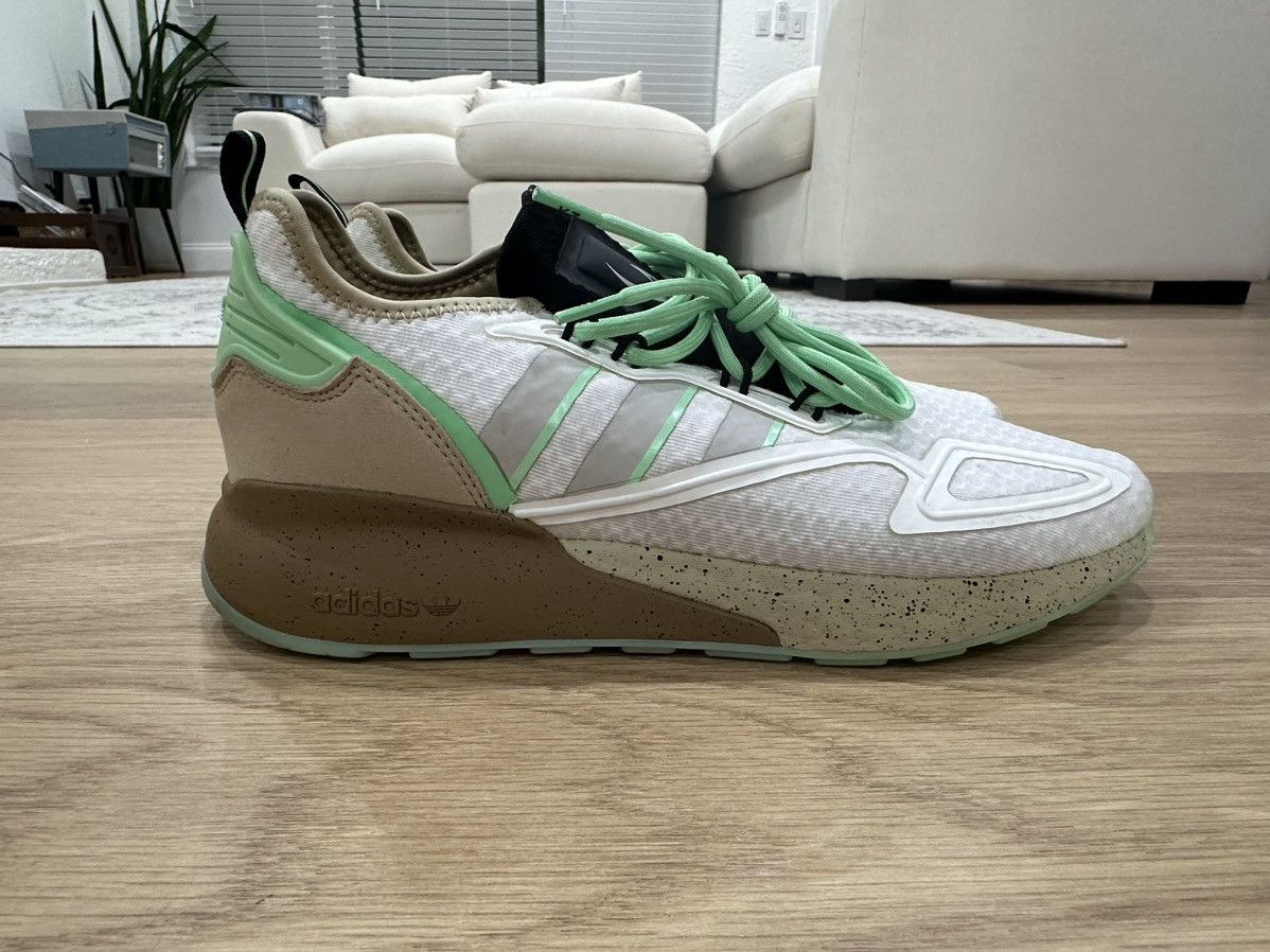 Adidas Adidas Boost ZX 2K Star Wars Mandalorian ‘Mudhorn’ Size US 10 / EU 43 - 3 Thumbnail