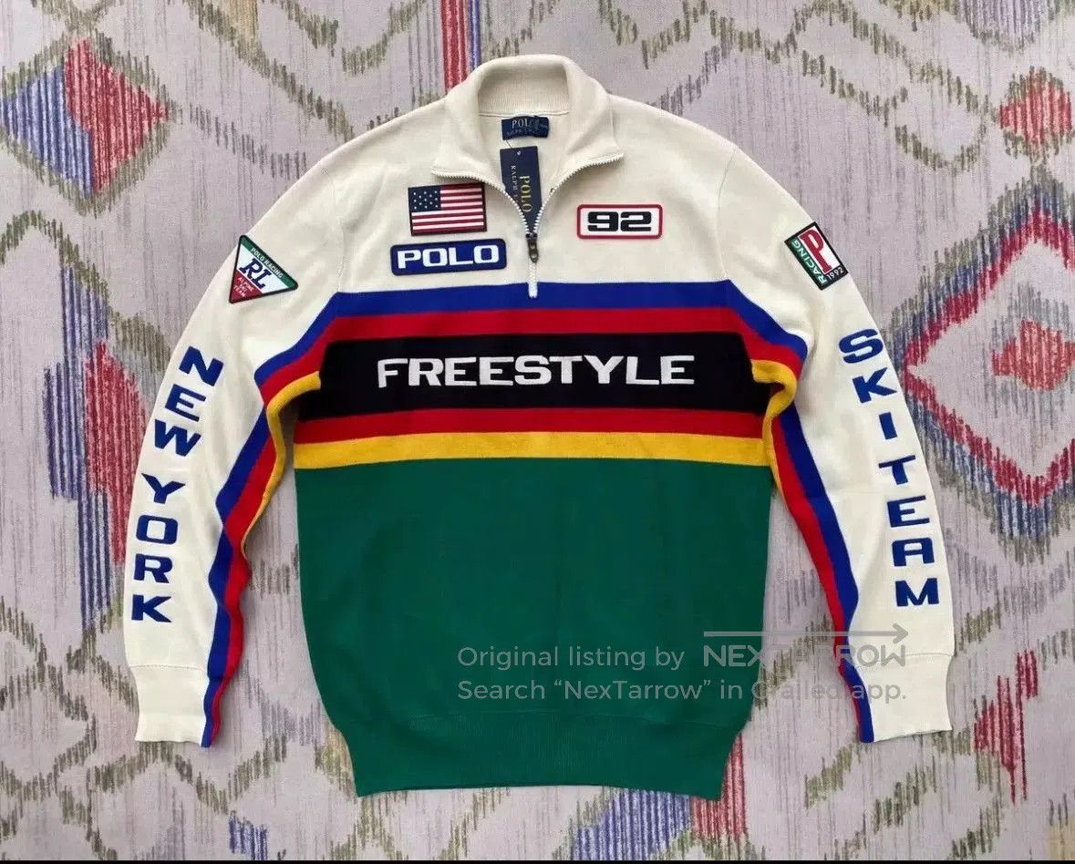 RRL Ralph Lauren Polo Ralph Lauren Retro Moto Knit Jacket. Size US S / EU 44-46 / 1 - 1 Thumbnail
