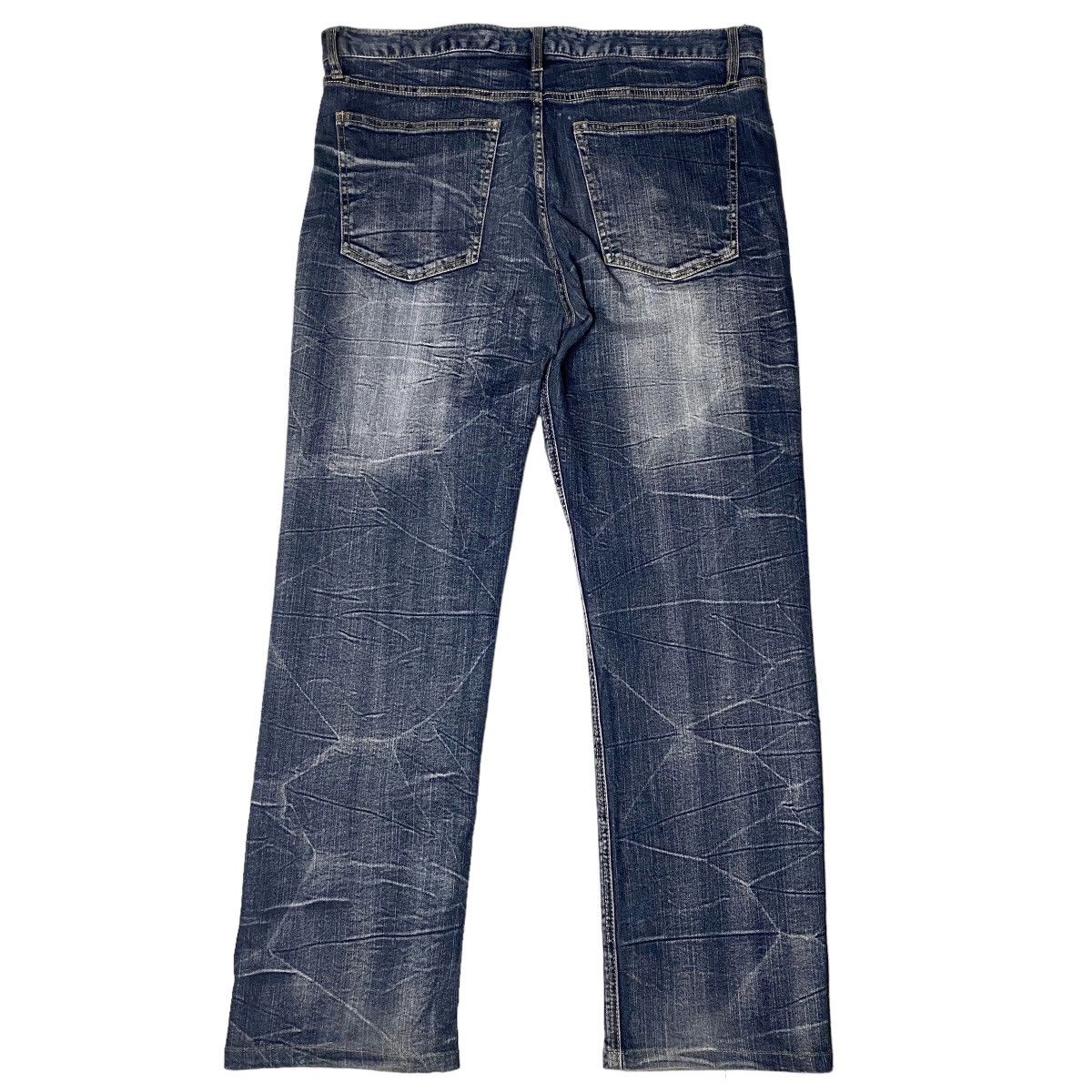 If Six Was Nine Flared Big Whiskered Straight Cut Jeans Size US 37 - 4 Thumbnail