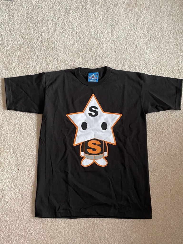 image of Sukamiii Starboy Patch T-Shirt Size Medium in Black, Men's