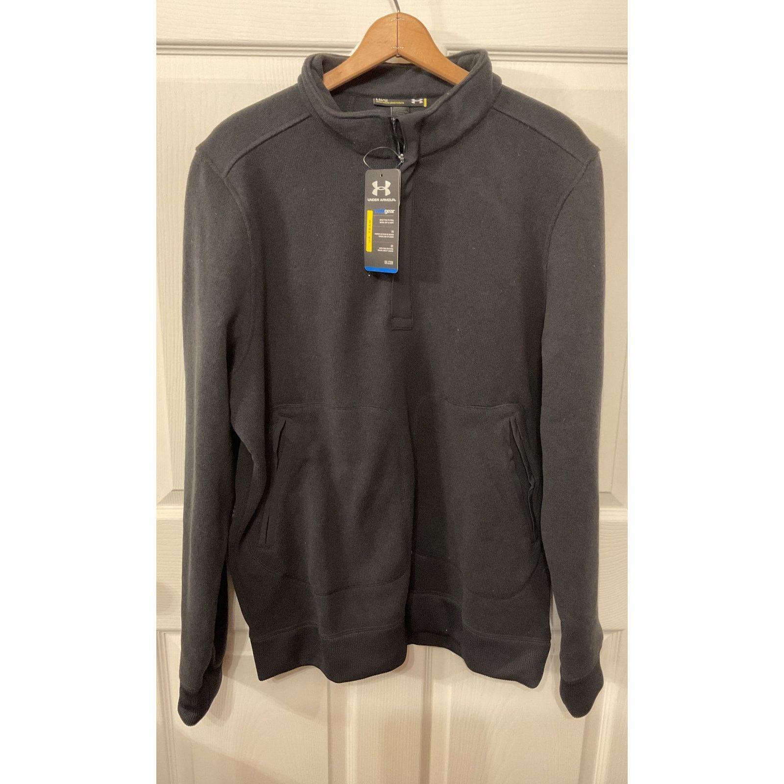 Under Armour NWT Under Armour Loose Fit Cold Gear 1/4 Zip Pullover, L Size US L / EU 52-54 / 3 - 1 Thumbnail
