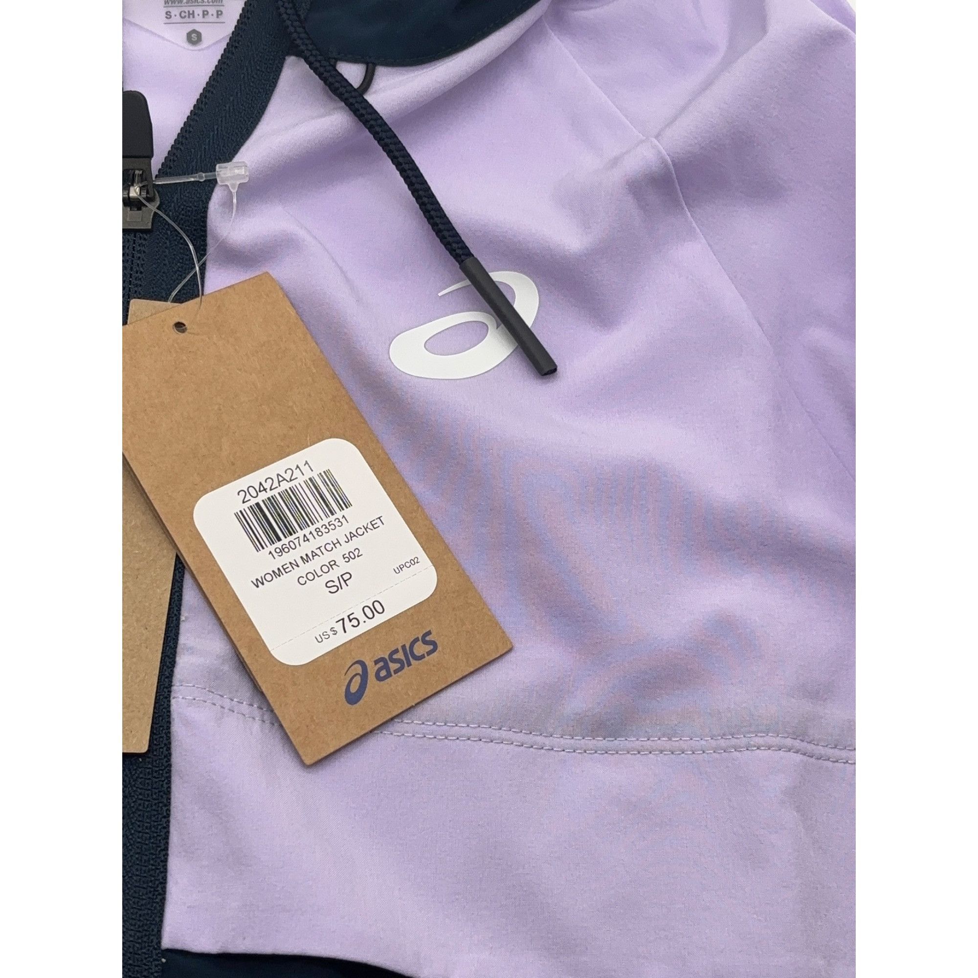 Asics Asics Women”s Match Tennis Jacket (Murasaki/French Blue), Sz Size S / US 4 / IT 40 - 9 Thumbnail