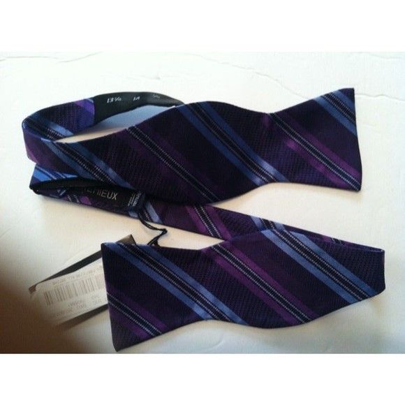 Daniel Cremieux DANIEL CREMIEUX PURPLE BOW TIE Size ONE SIZE - 3 Thumbnail