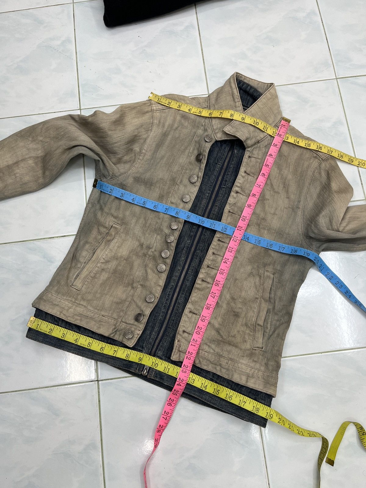 Japanese Brand 🔥🔥🔥ARCHIVE JAPAN LADIES DENIM JACKET Size S / US 4 / IT 40 - 22 Thumbnail