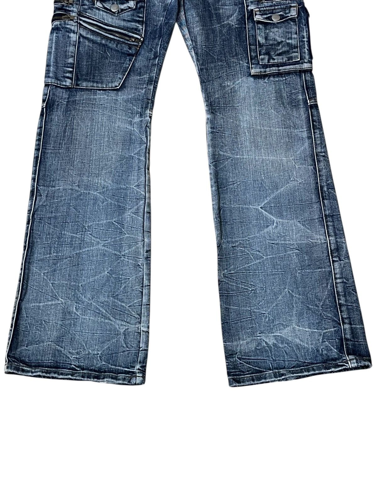semanticdesign sick🔥Japanese SEMANTIC DESIGN multipocket flared jeans Size US 34 / EU 50 - 4 Thumbnail