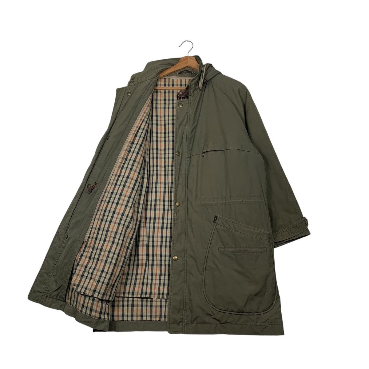 DAKS DAKS ENGLAND Olive Green Parka Jacket #2283-C101 Size US L / EU 52-54 / 3 - 10 Thumbnail