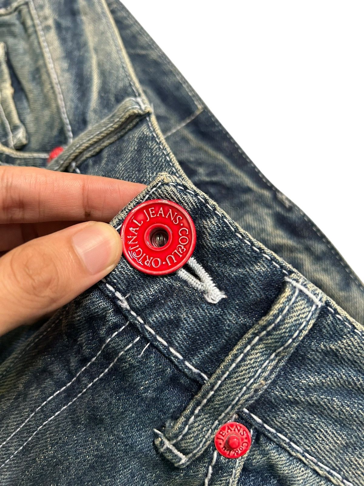 Japanese Brand × Kapital × Vintage CO & LU Japanese Style Denim Jeans Size US 32 / EU 48 - 8 Thumbnail