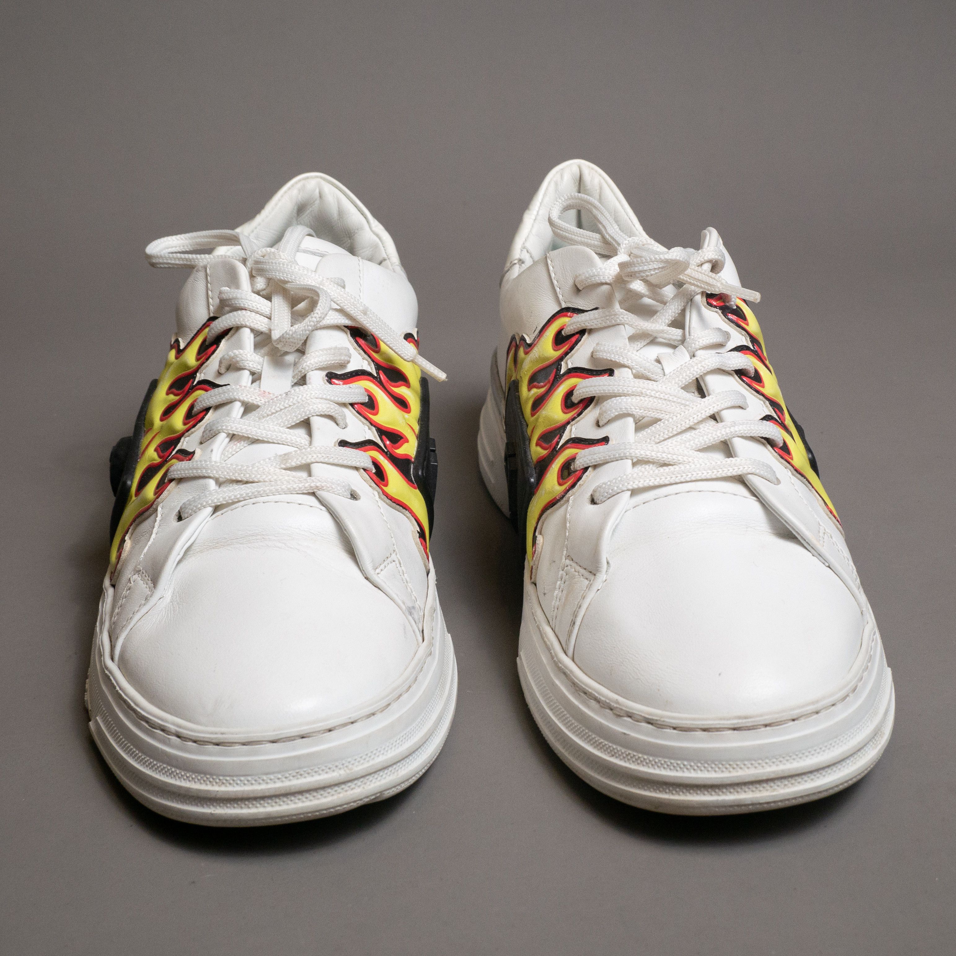 Philipp Plein Philipp Plein Rare Phantom Kicks Flame Skull EUR 43 Size US 10 / EU 43 - 11 Thumbnail