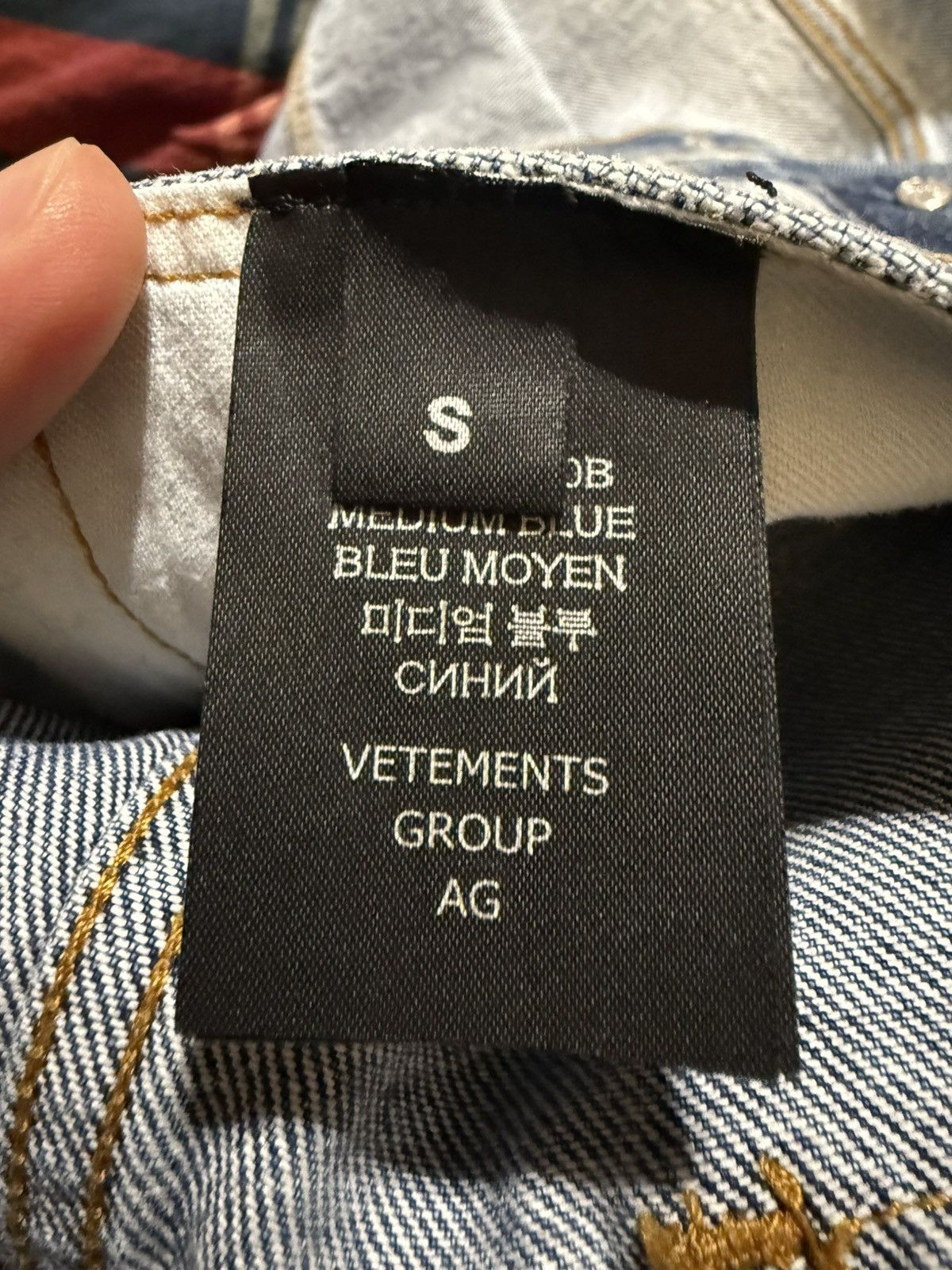 Vetements Vetements Flame denim Jacket Size US S / EU 44-46 / 1 - 6 Thumbnail