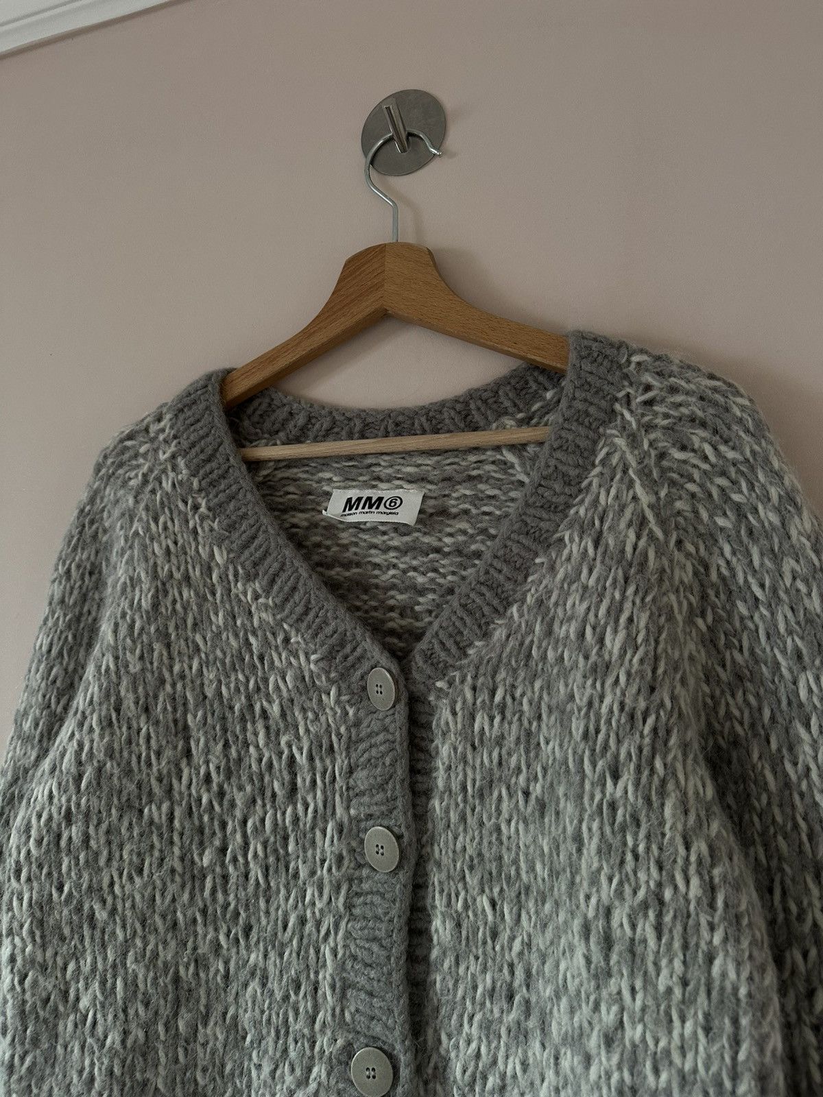 Maison Margiela Maison Margiela MM6 Lana Wool Knit Cardigan Size M / US 6-8 / IT 42-44 - 3 Thumbnail
