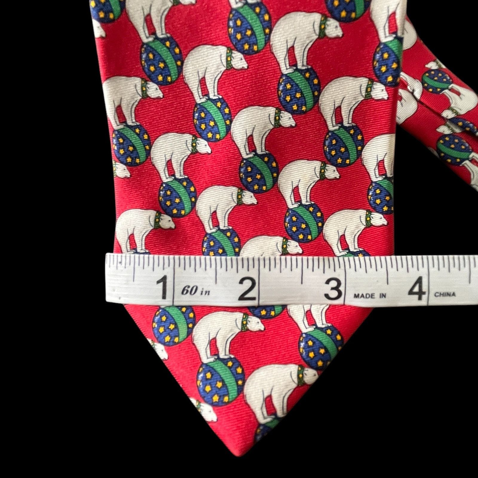 Brooks Brothers Brooks Brothers Silk Tie Red Polar Bears Balls Makers USA Size ONE SIZE - 6 Thumbnail