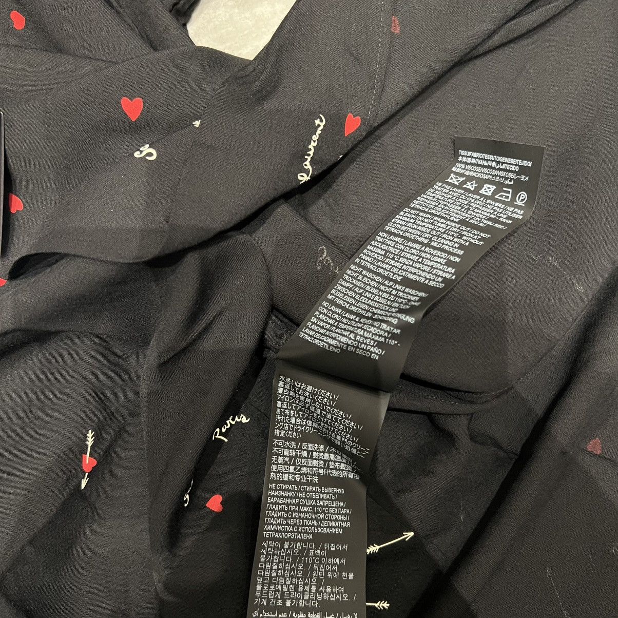 Saint Laurent Paris Saint Laurent Short Sleeve Shirt in Large Size US L / EU 52-54 / 3 - 3 Thumbnail