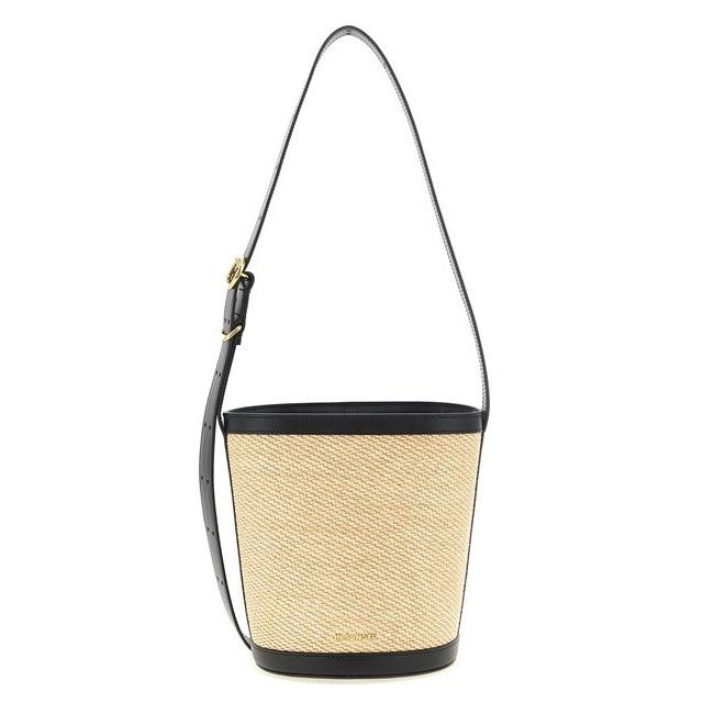 Jil Sander JIL SANDER Cannolo Bucket Natural/Black Bag New And Authenti Size ONE SIZE - 1 Thumbnail