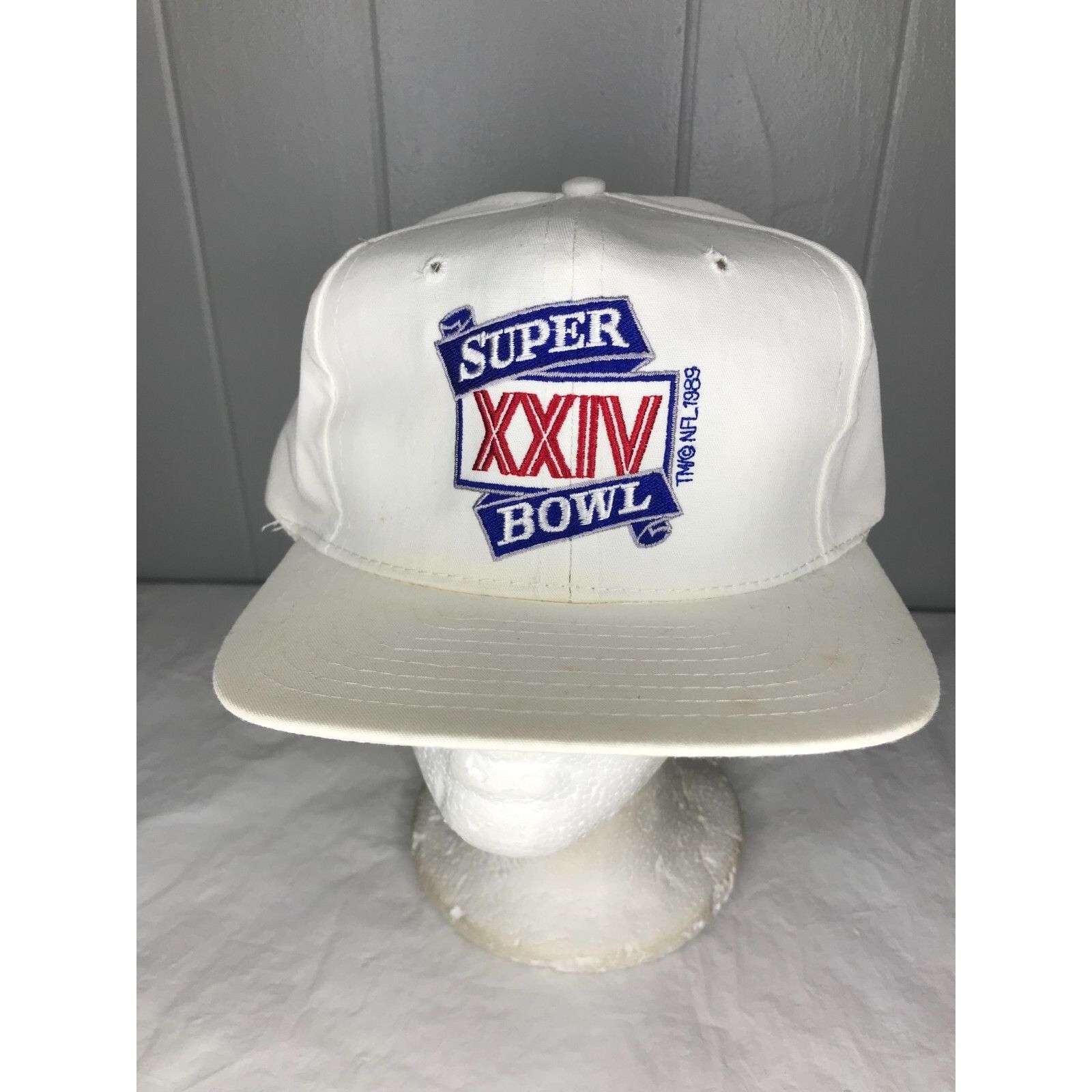 NFL × Vintage Vintage NFL Football Superbowl XXIII 1989 White Embroidered Size ONE SIZE - 1 Thumbnail