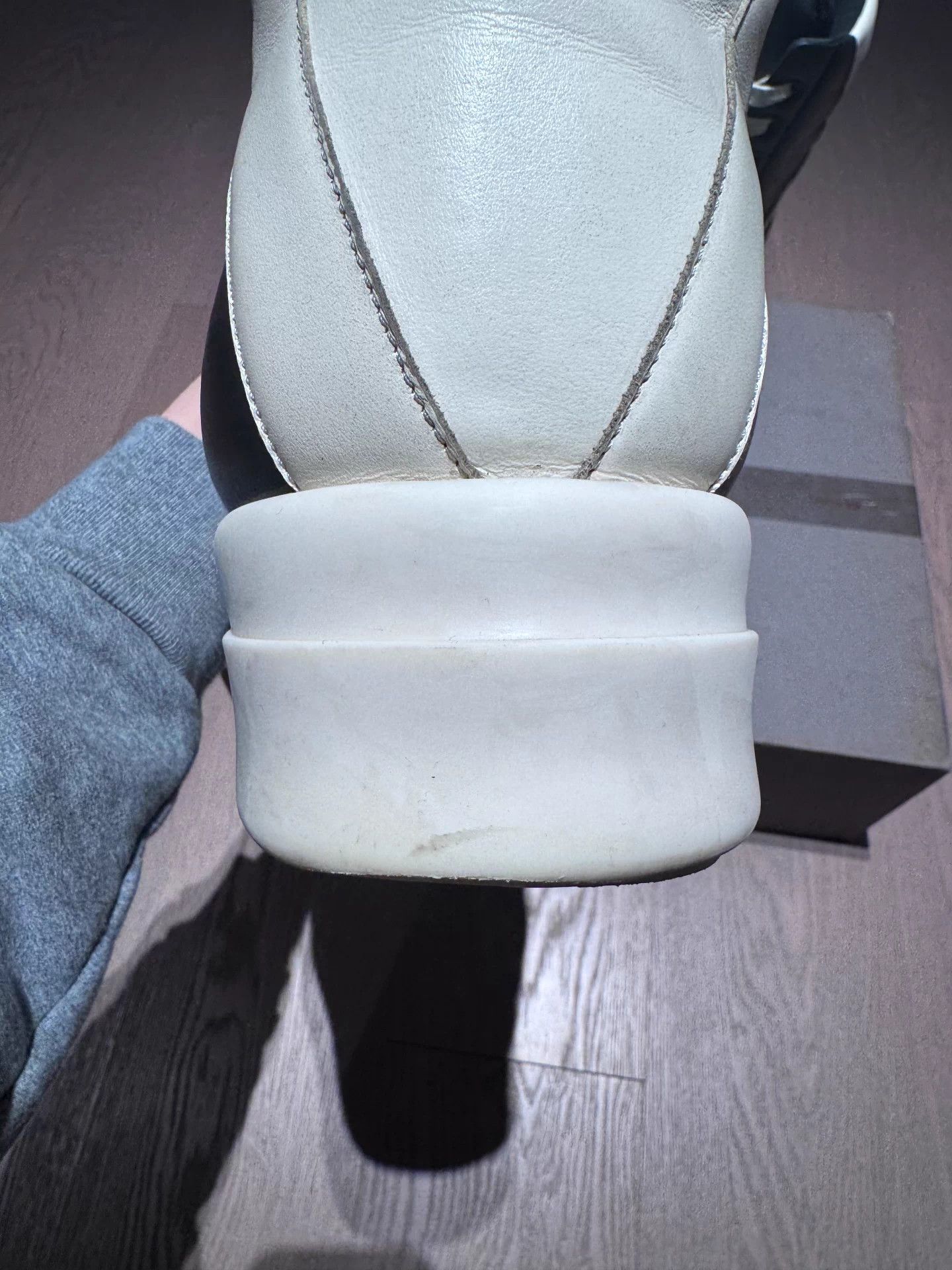 Rick Owens Rick Owens Inverted Triangle High-Top 43 Minor Heel Wear Box Size US 10 / EU 43 - 3 Thumbnail