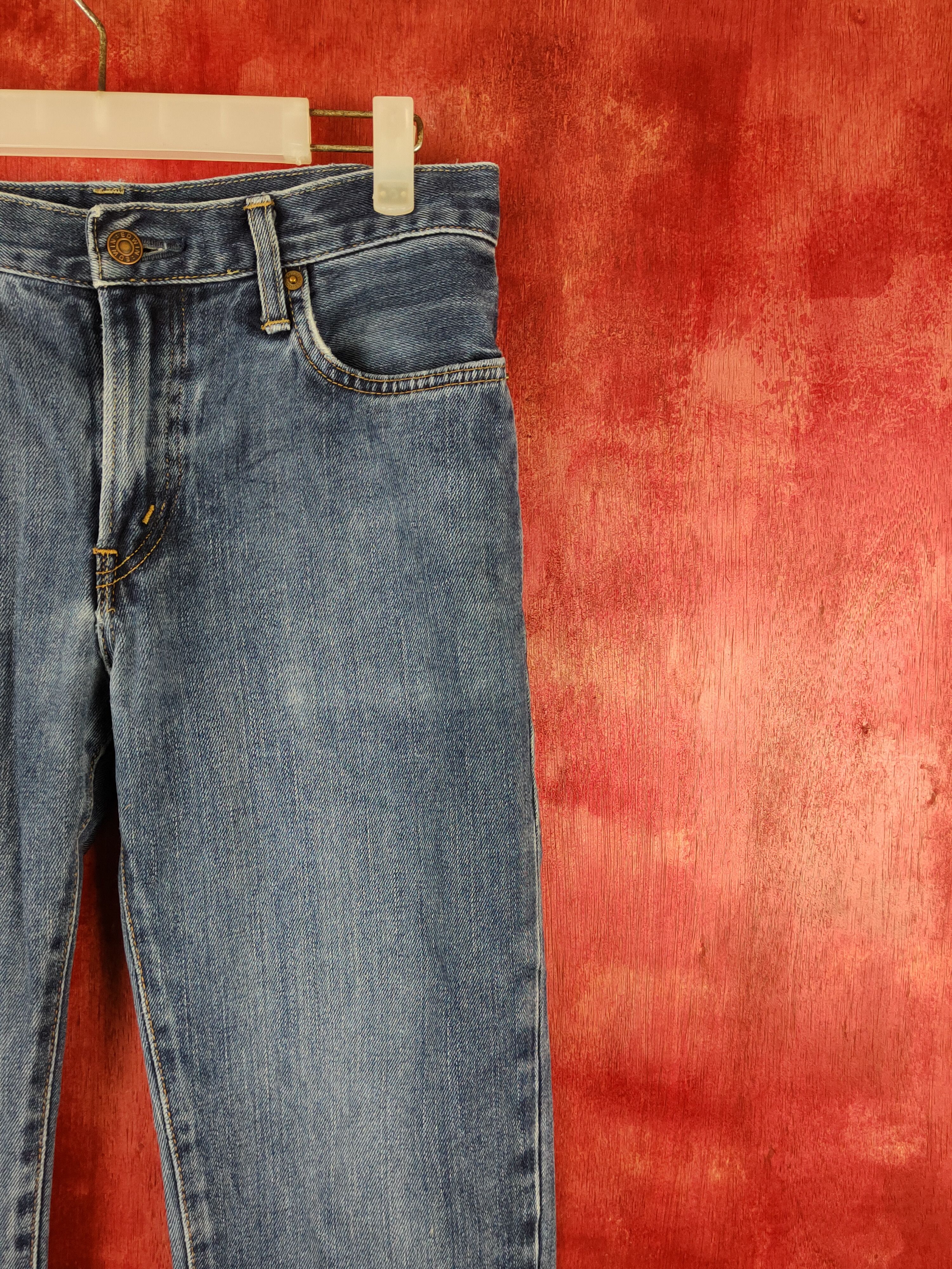 Edwin Edwin Blue Distressed Ripped Jeans #S1672 Size US 29 - 5 Thumbnail
