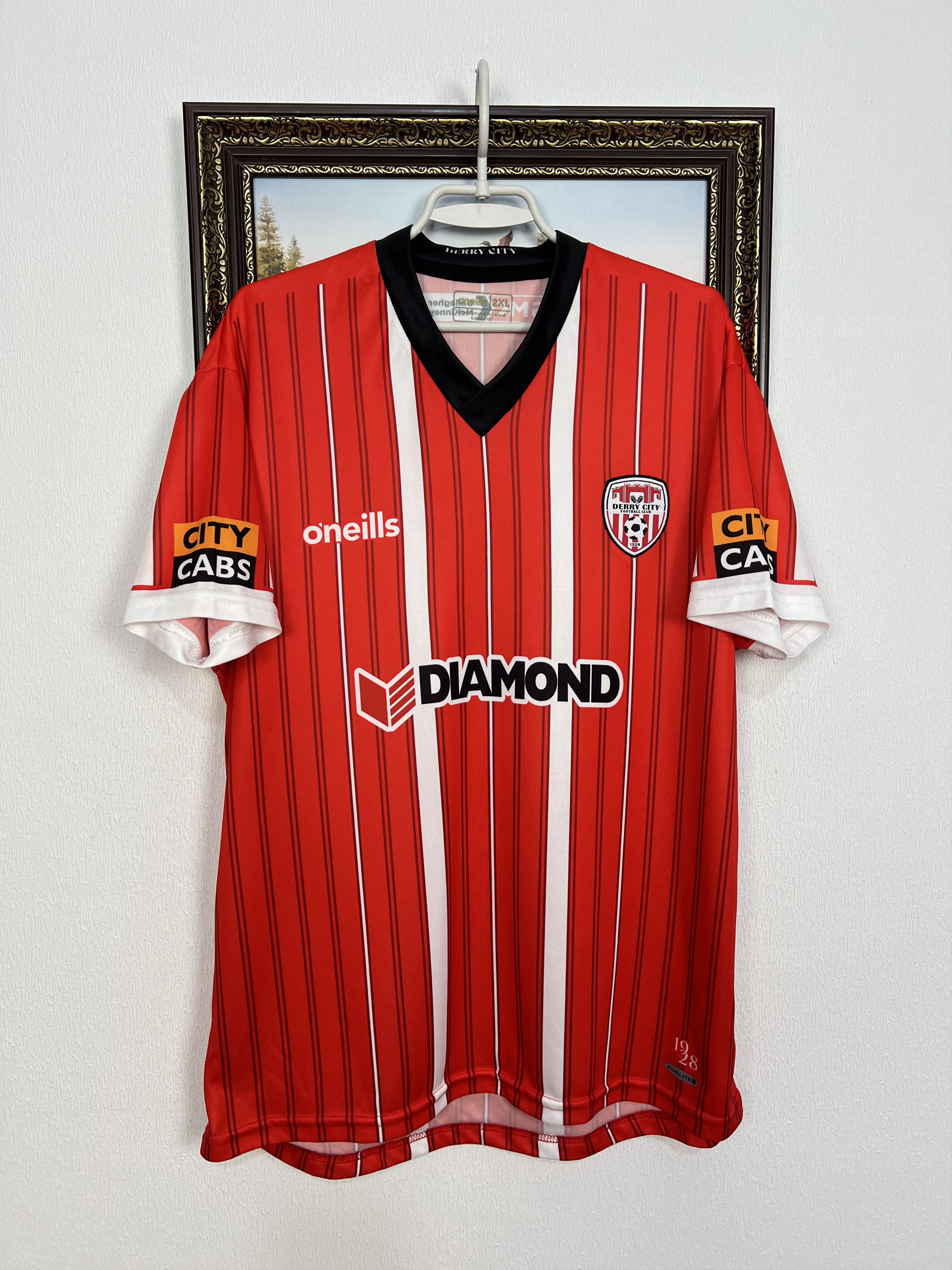 O'Neill O'Neills 2022 Derry City Football Shirt Soccer Jersey Trikot Size US XXL / EU 58 / 5 - 1 Thumbnail