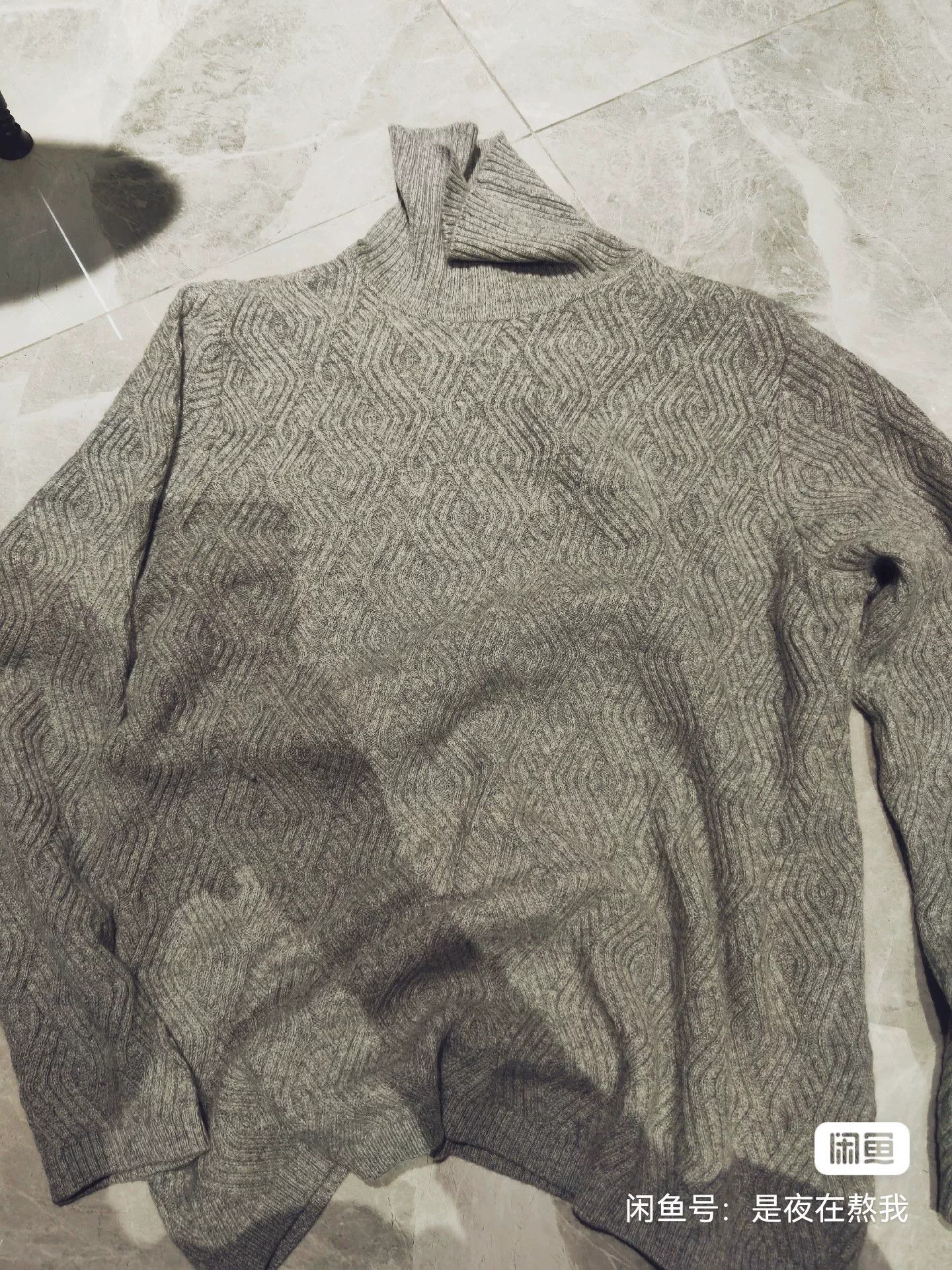 Visvim BALMAIN Gray Cashmere Turtleneck Sweater Size US M / EU 48-50 / 2 - 1 Thumbnail