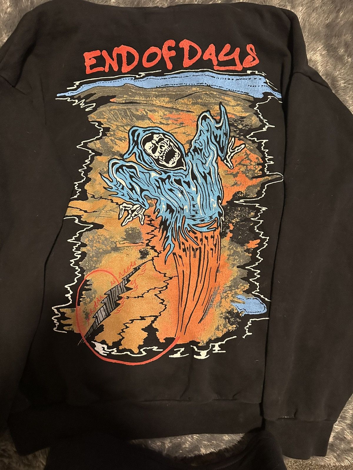 Warren Lotas Warran Lotas “end of days” hoodie Size US XL / EU 56 / 4 - 4 Thumbnail