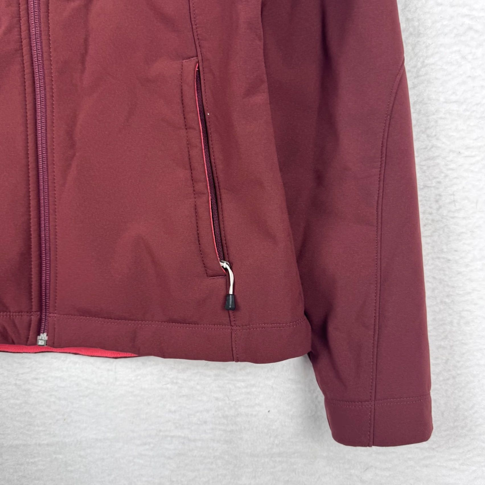 The North Face The North Face Womens Medium Maroon Apex Bionic Softshell Fleece Lined Jacket Size M / US 6-8 / IT 42-44 - 3 Thumbnail