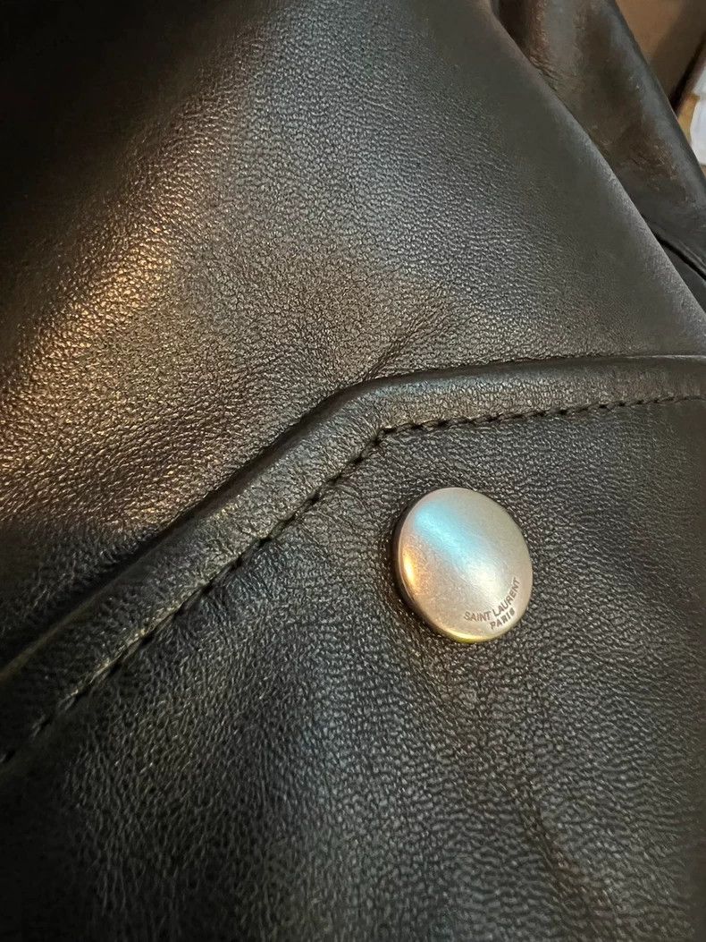 Saint Laurent Paris saint Laurent parisLeather Garment jacket 2503-Nextarrow Size US M / EU 48-50 / 2 - 6 Thumbnail