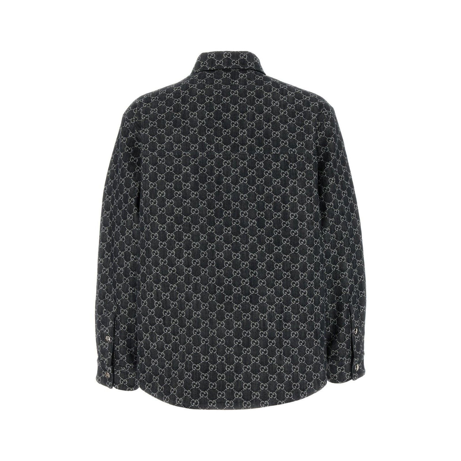Gucci GUCCI Embroidered Denim Reversible Jacket New And Authentic Size US M / EU 48-50 / 2 - 2 Thumbnail