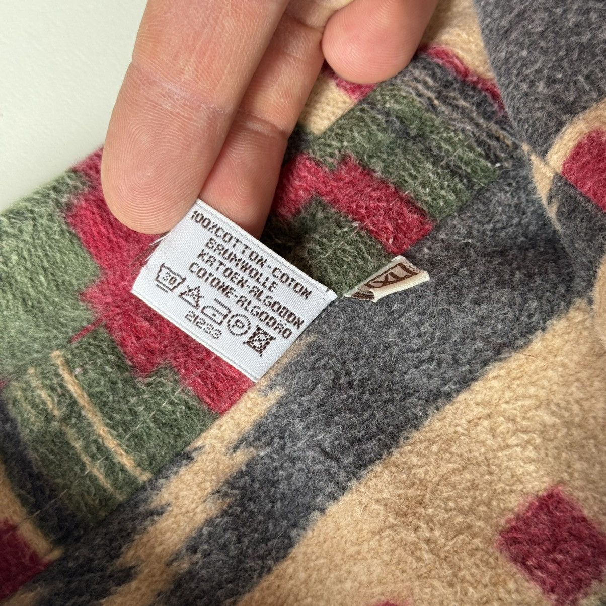 Polo Ralph Lauren × Vintage Vintage Flannel Aztec Cotton Shirt XL Ralph Lauren Style Size US XL / EU 56 / 4 - 15 Thumbnail