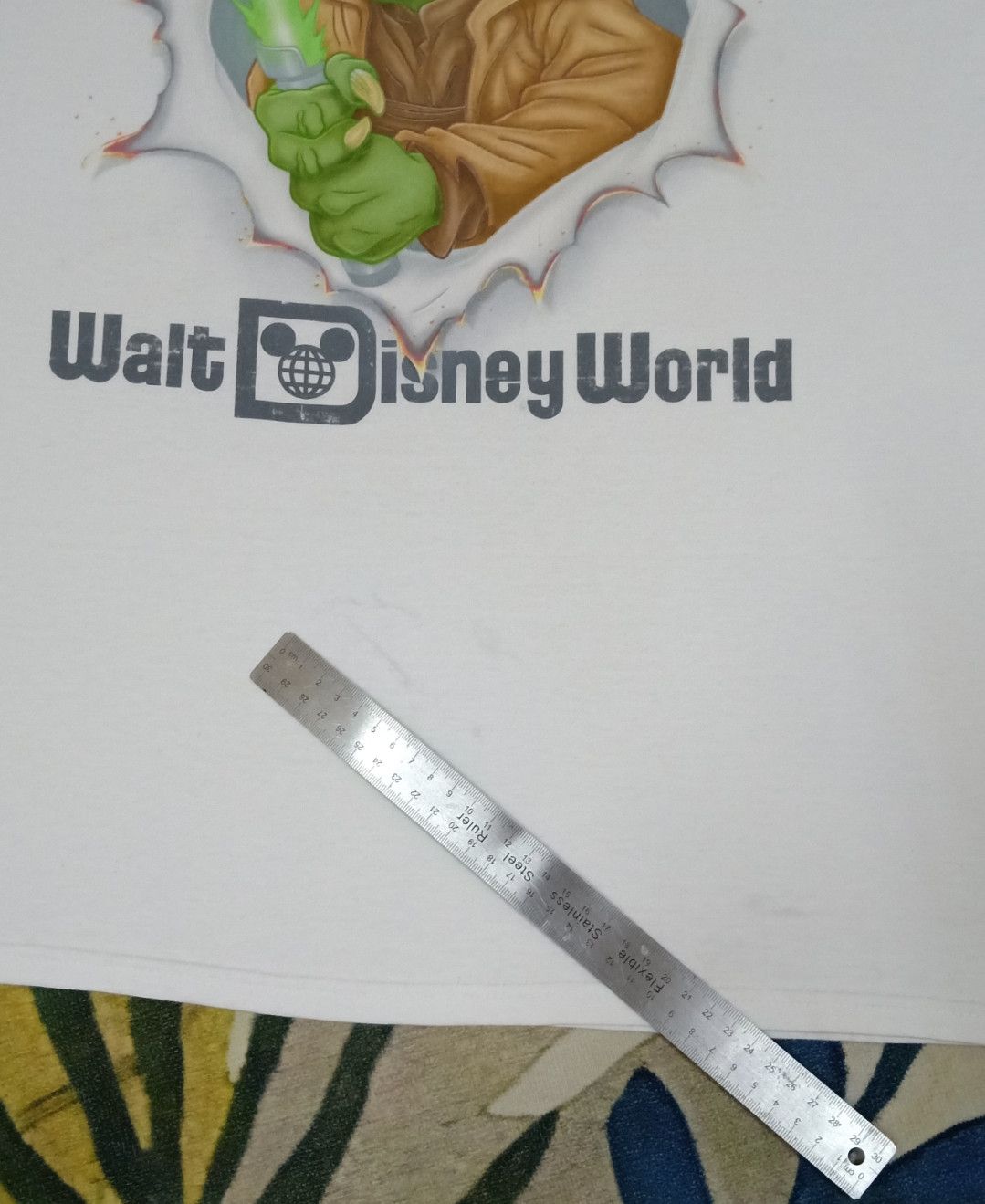 Cartoon Network × Disney × Star Wars Walt Disney World x Starwars : Yoda Mirror Print T-shirt Size US L / EU 52-54 / 3 - 8 Thumbnail