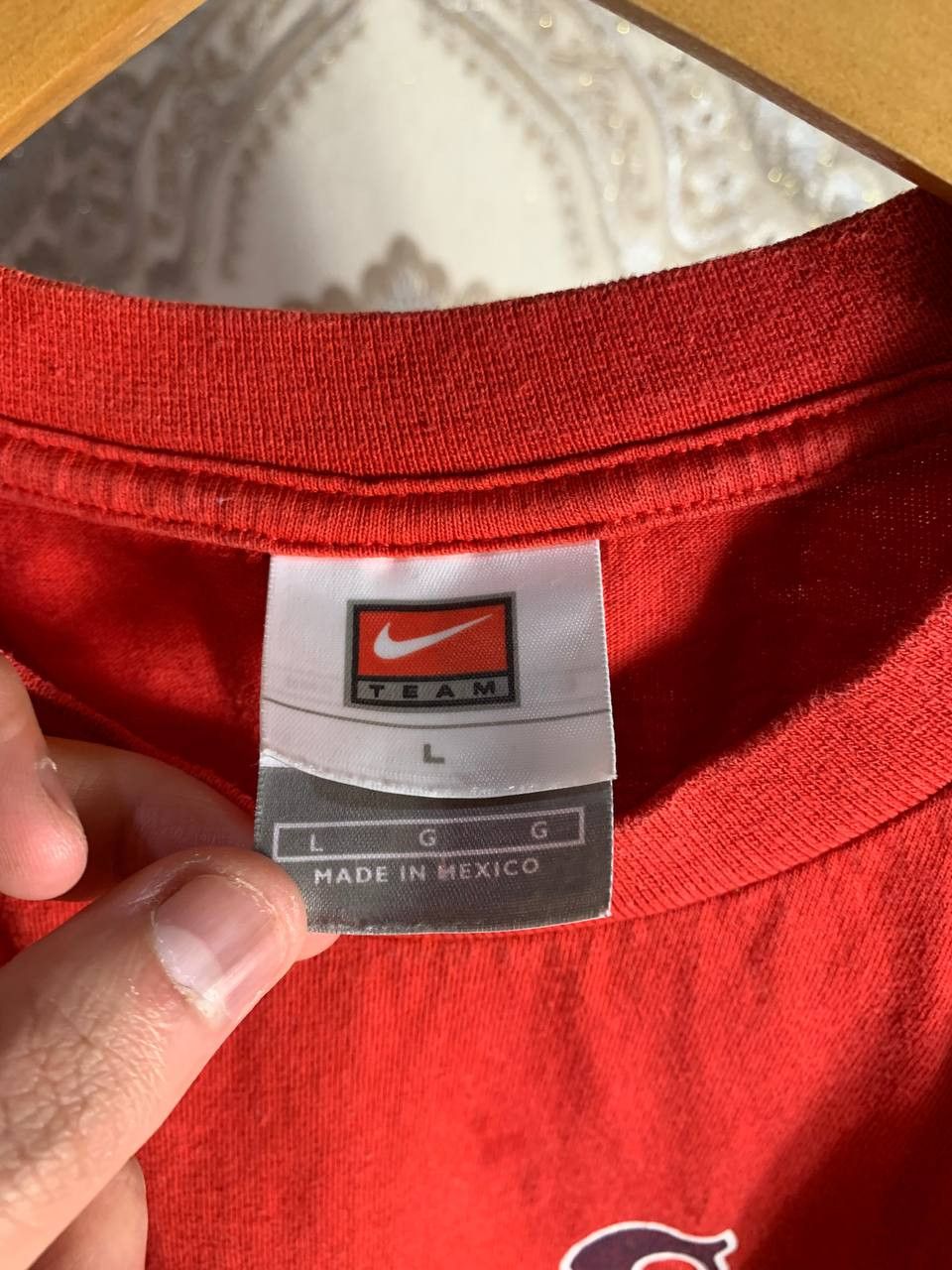 Nike Vintage MLB Nike Red Sox Retro T-shirt Drill Swoosh Y2K 90s Size US M / EU 48-50 / 2 - 6 Thumbnail