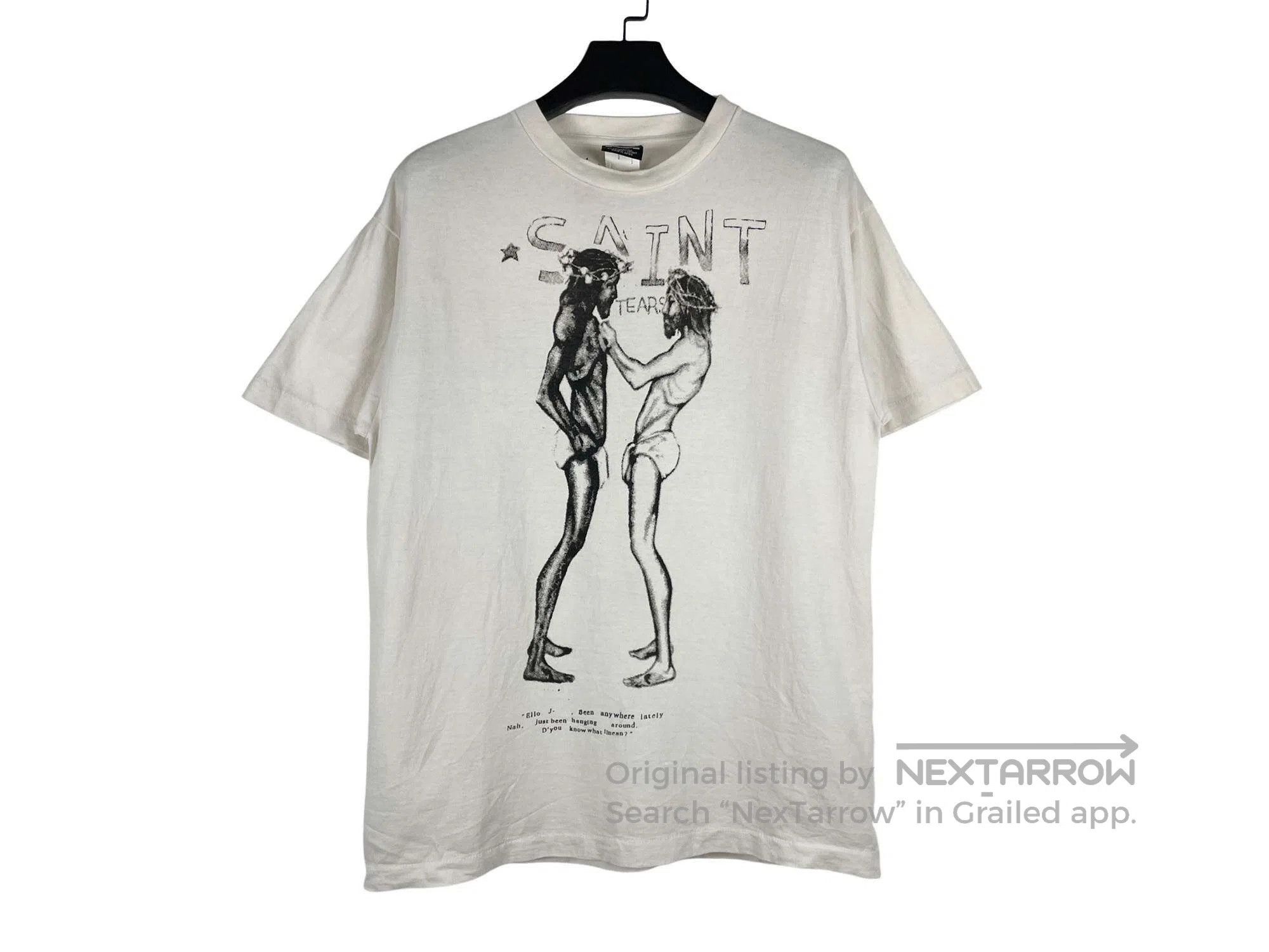 Saint Laurent Paris Saint Laurent Paris Washed Distressed Short Sleeve Size US L / EU 52-54 / 3 - 1 Thumbnail