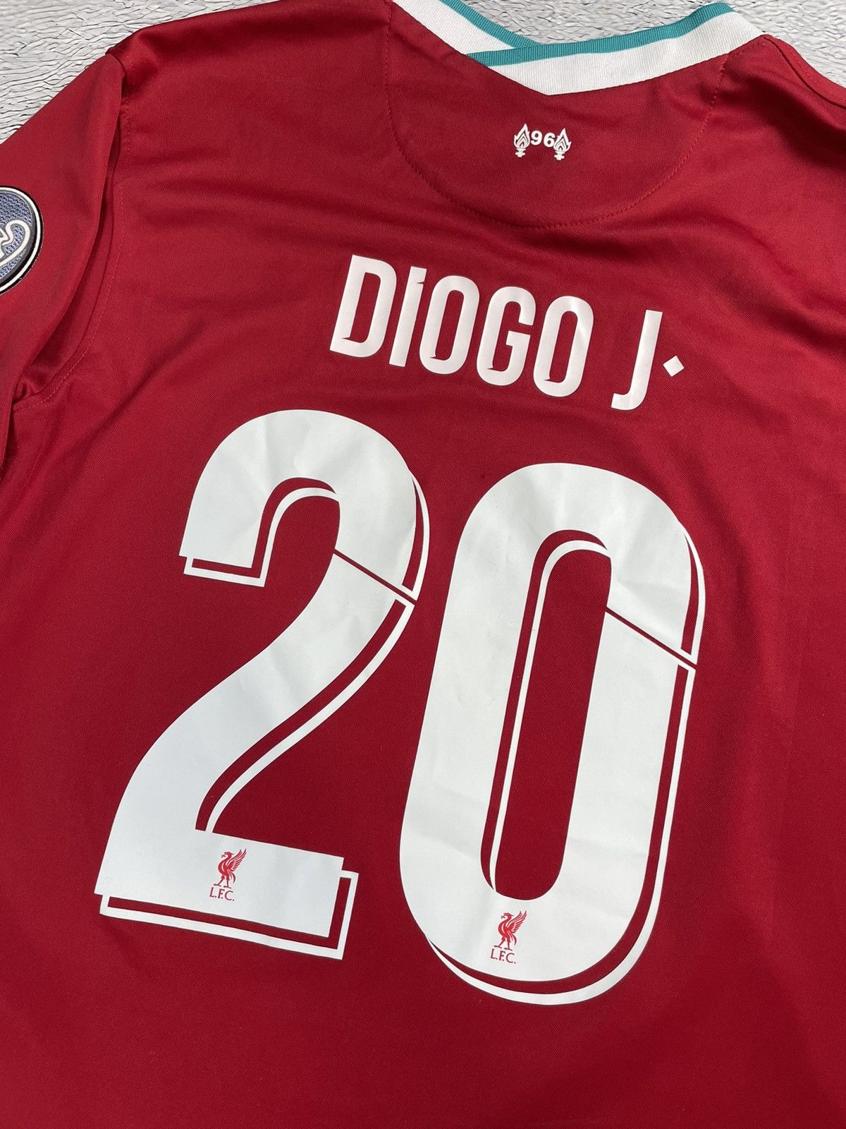Nike × Vintage DIOGO J. Liverpool 2020/21 Nike Champions League Jersey y2k Size US M / EU 48-50 / 2 - 11 Thumbnail
