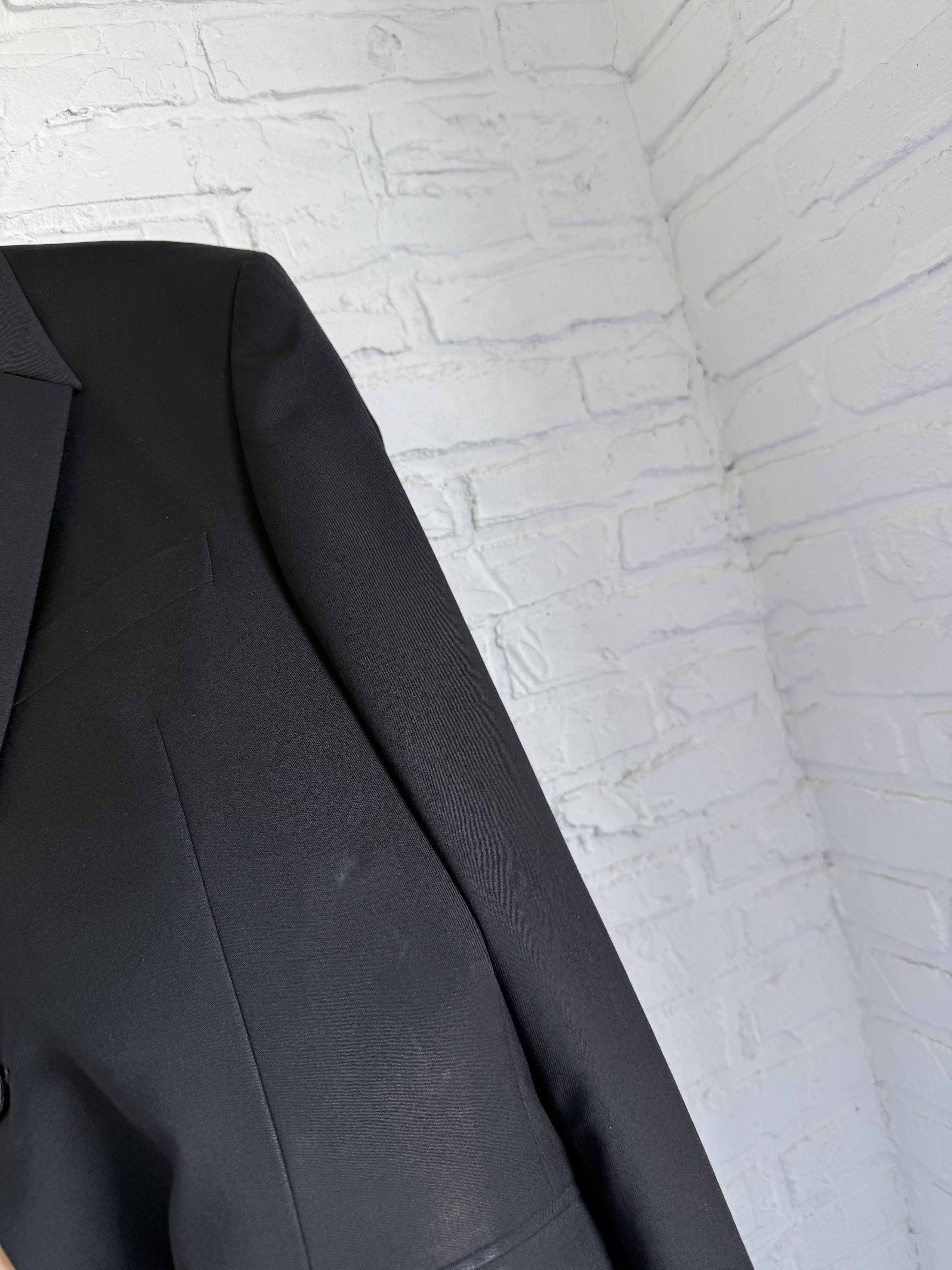 Thierry Mugler Vintage Archive Thierry Mugler Mugler Men Black Wool Blazer Size 50R - 6 Thumbnail