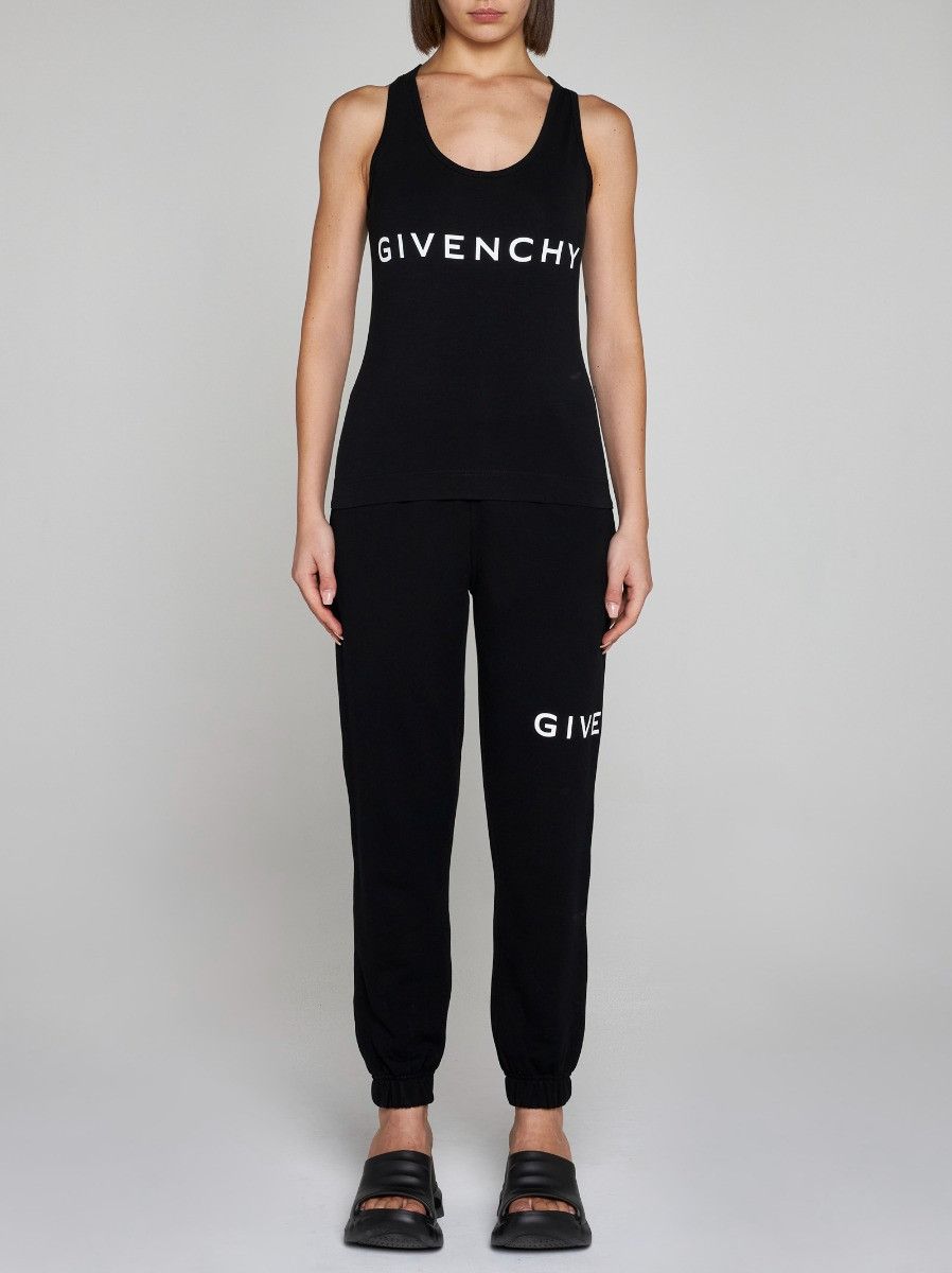 Givenchy o1srvl11e0924 Logo-Print Tank Top in Black Size XL / US 12-14 / IT 48-50 - 2 Thumbnail