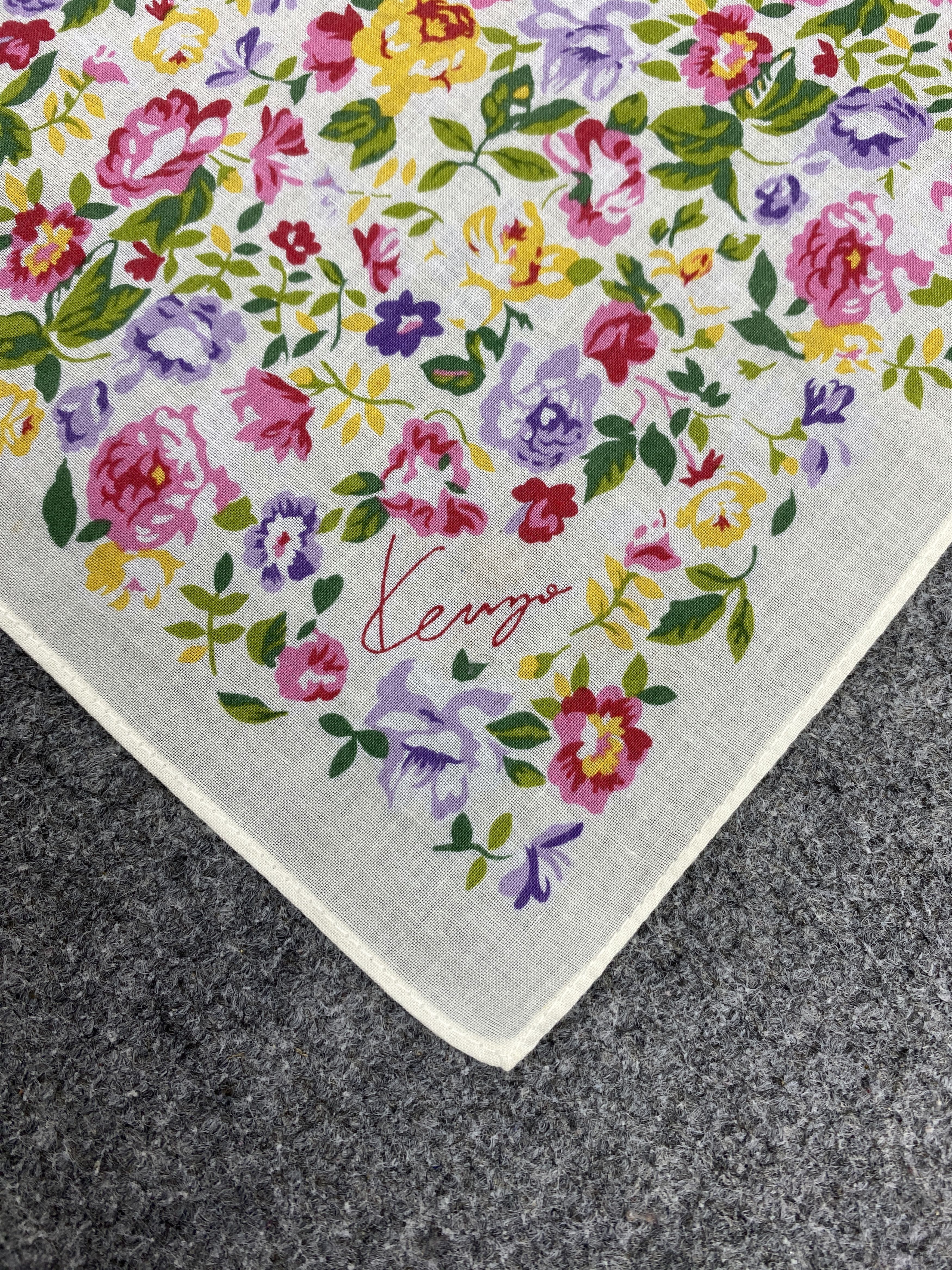 Kenzo Kenzo Handkerchief / Bandana / Neckerchief HKC0439 Size ONE SIZE - 5 Thumbnail