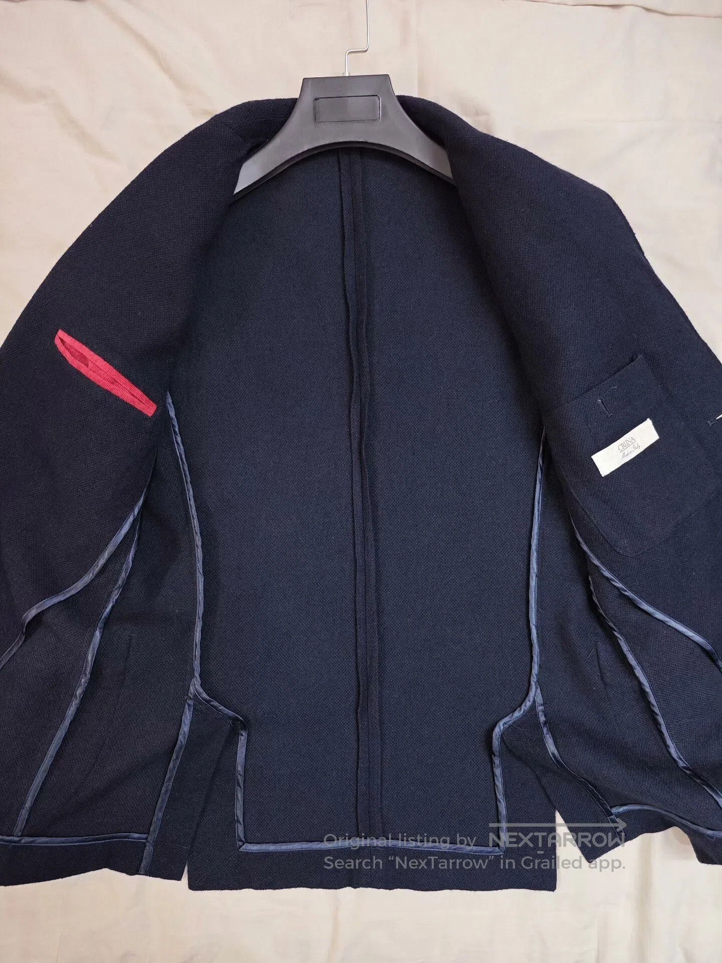 Japanese Brand Casual Unstructured Wool Blend Blazer. Size US M / EU 48-50 / 2 - 6 Thumbnail