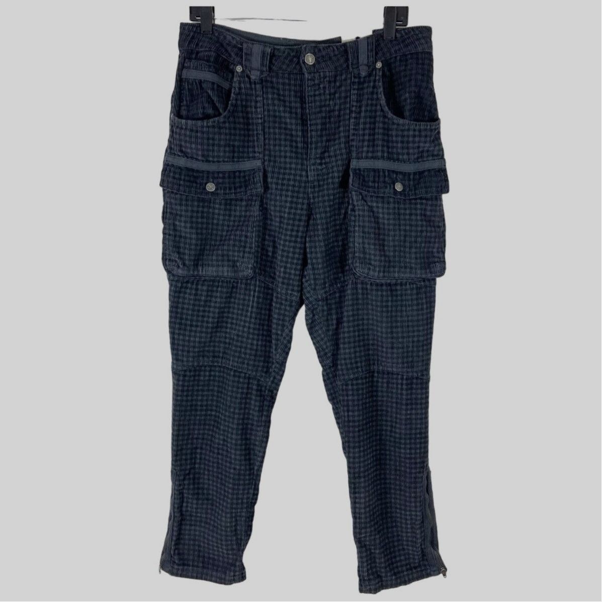 Free People New WTF London Calling Slouchy Cord Pants $198 SIZE 25 Size 25" / US 0 / IT 36 - 3 Thumbnail