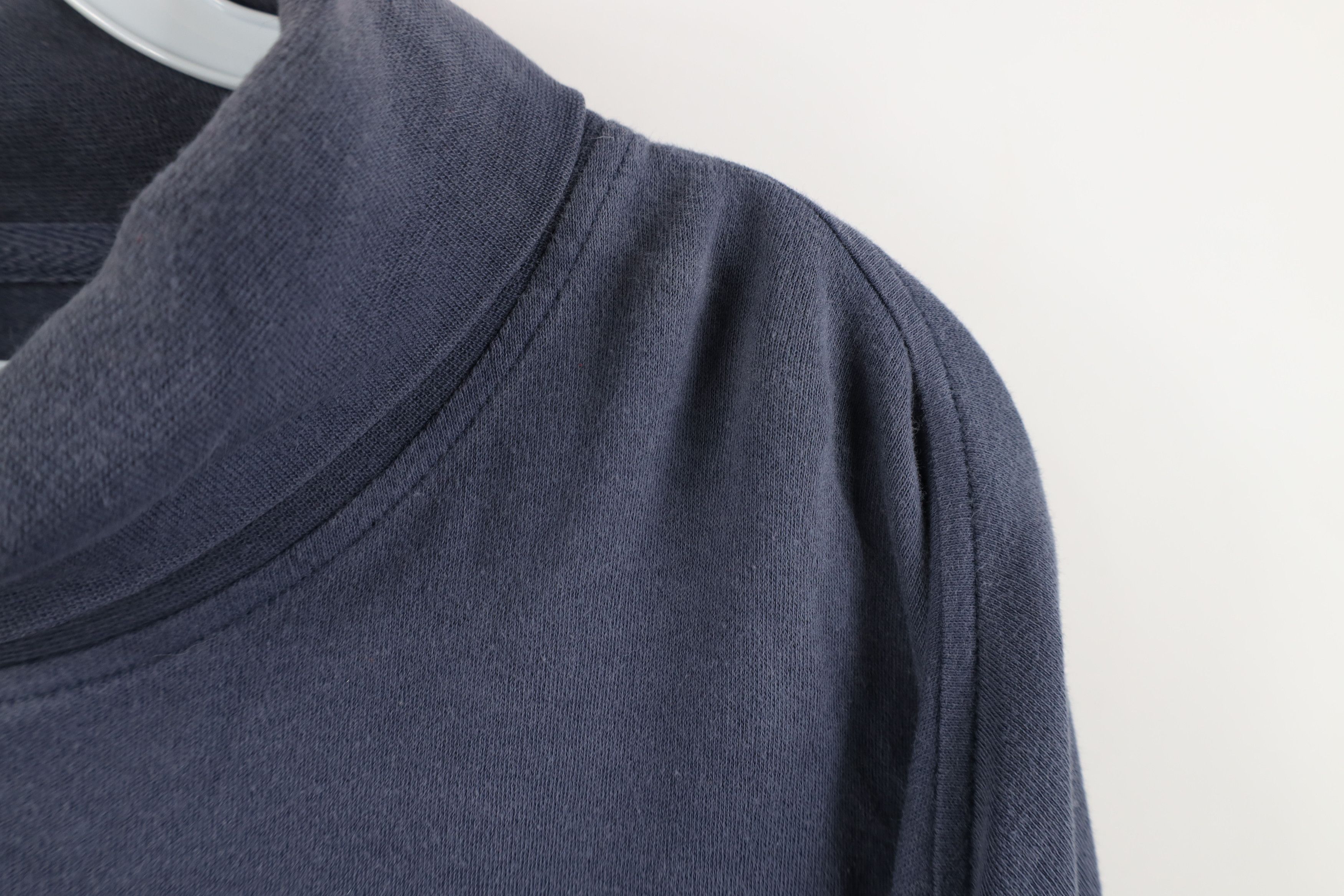 Cabelas Vintage 90s Cabelas Blank Knit Turtleneck T-Shirt Steel Blue Size US XXL / EU 58 / 5 - 4 Thumbnail